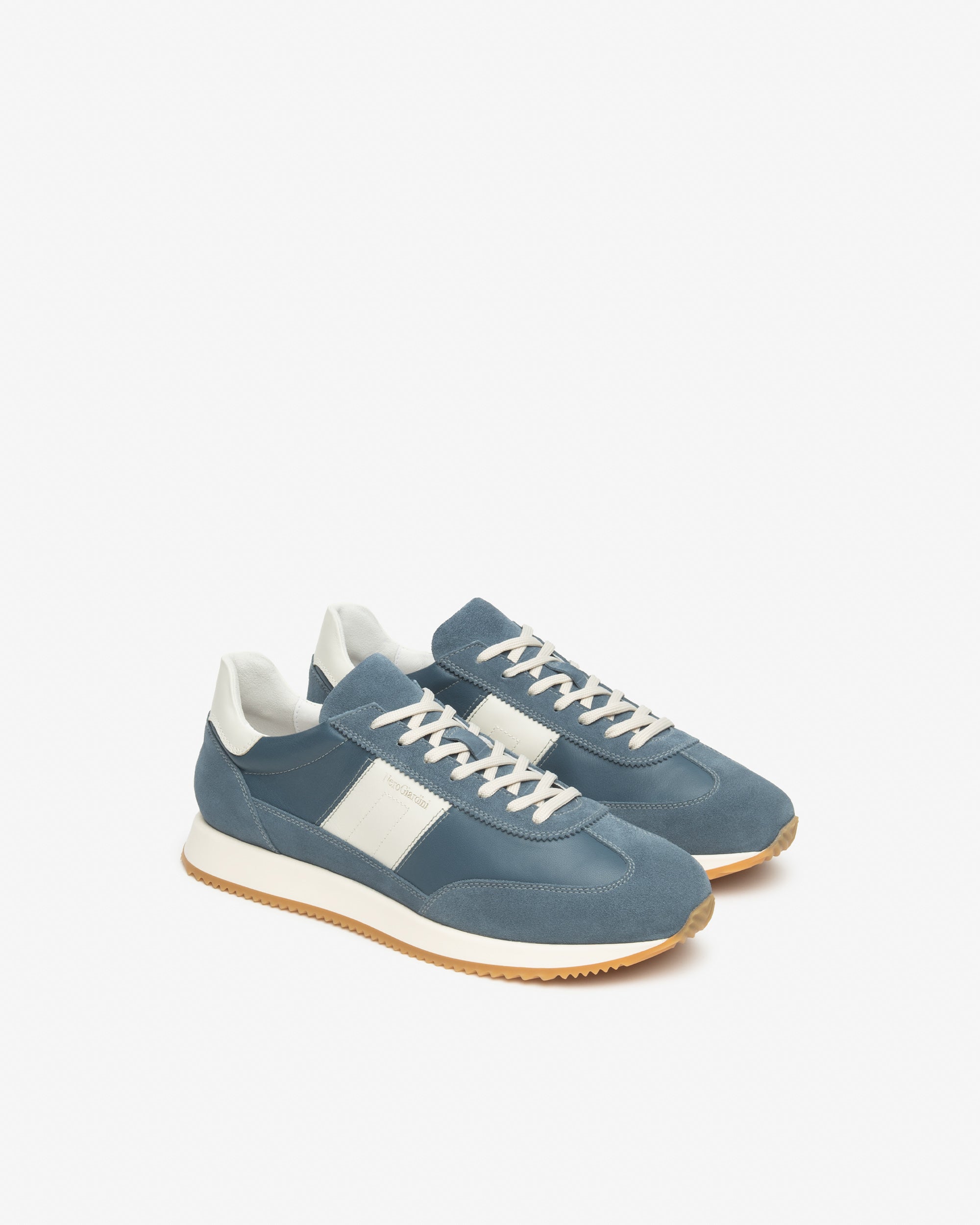 Sneakers Uomo in Pelle e Camoscio