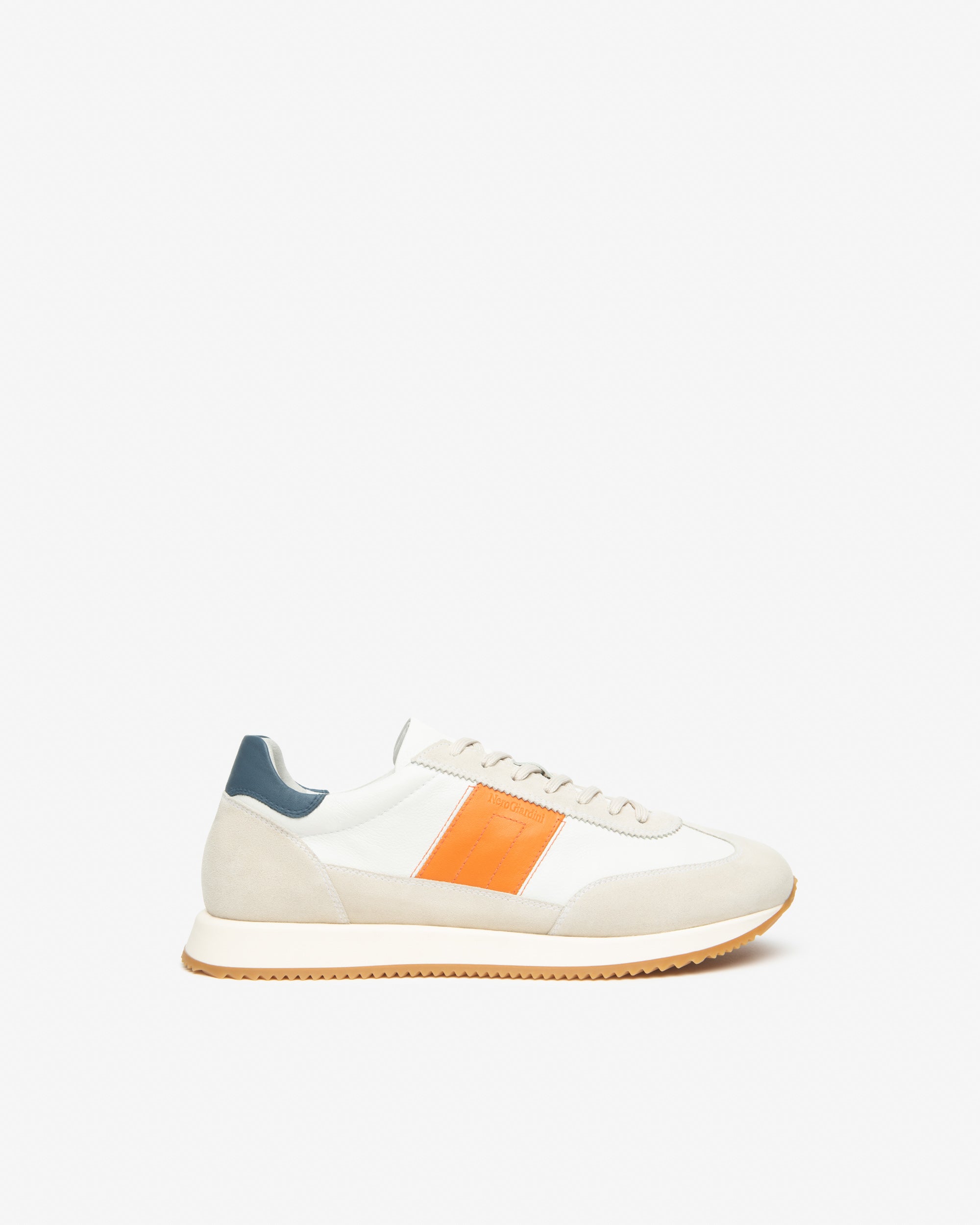 Sneakers Heren in Suède en Leder