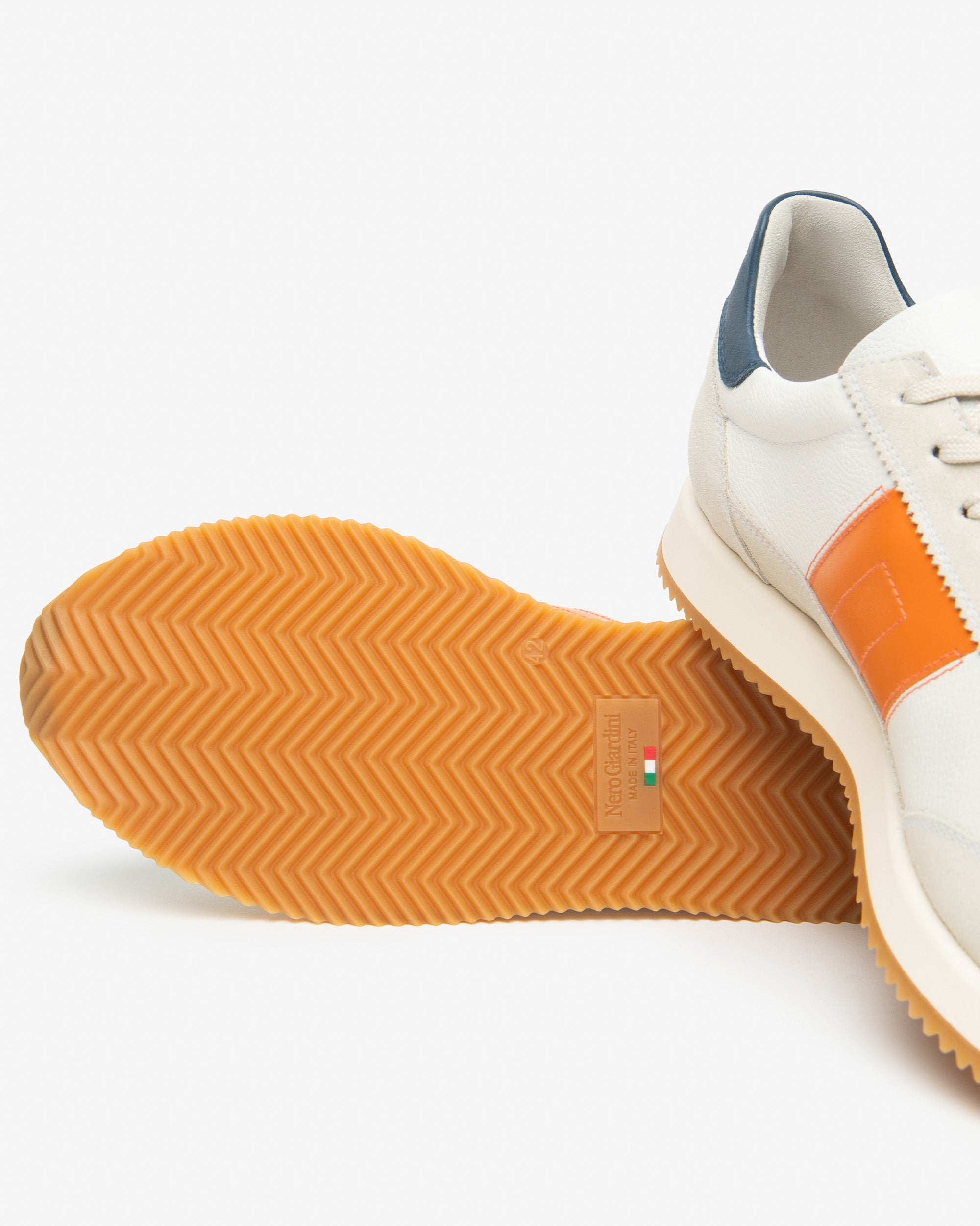 Sneakers Heren in Suède en Leder
