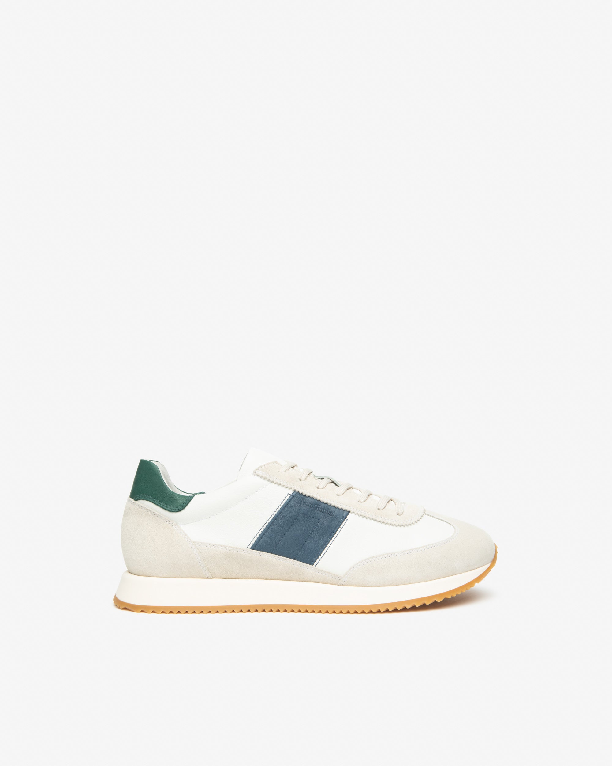Herrensneakers aus Glatt- und Wildleder