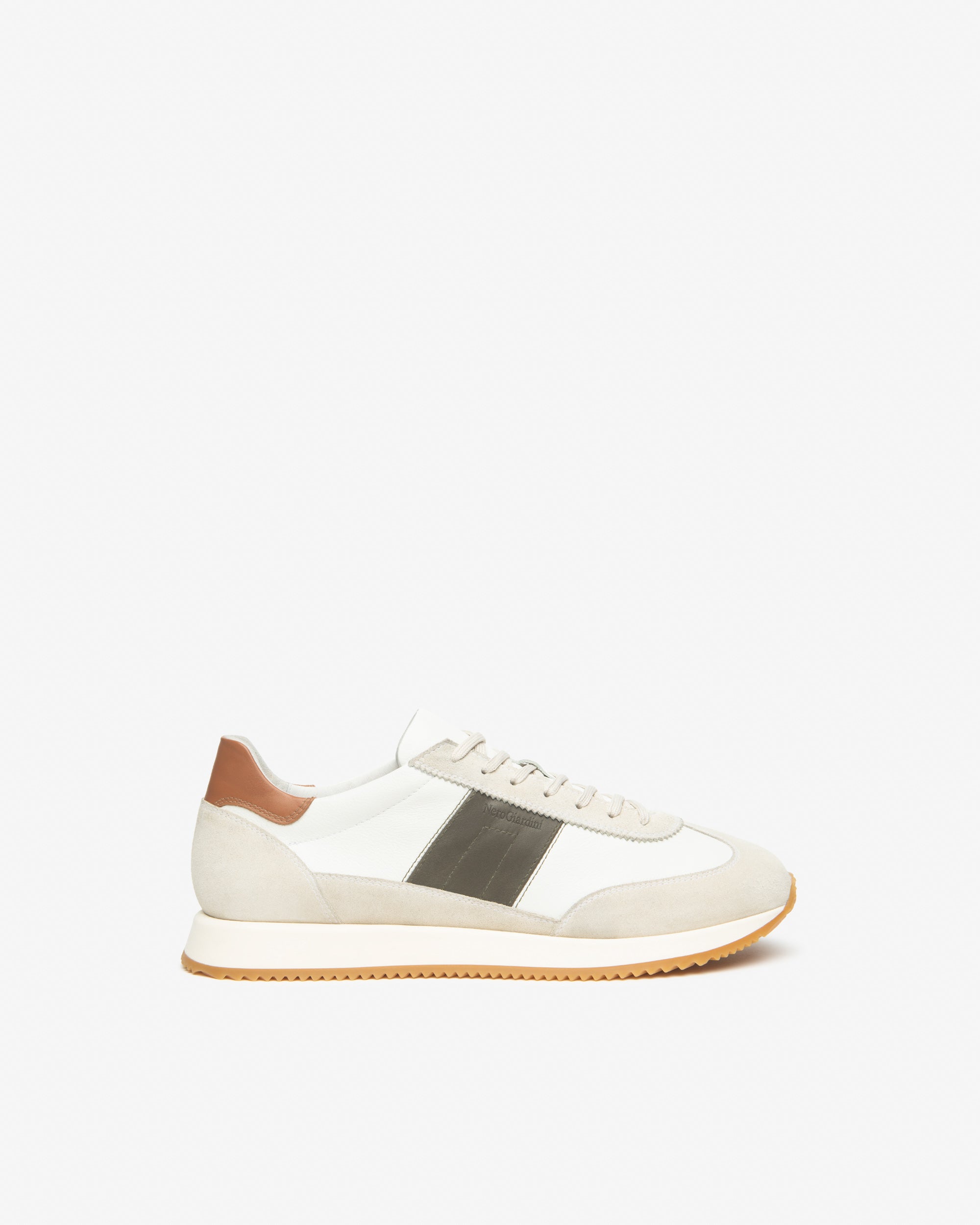Sneakers Heren in Suède en Leder