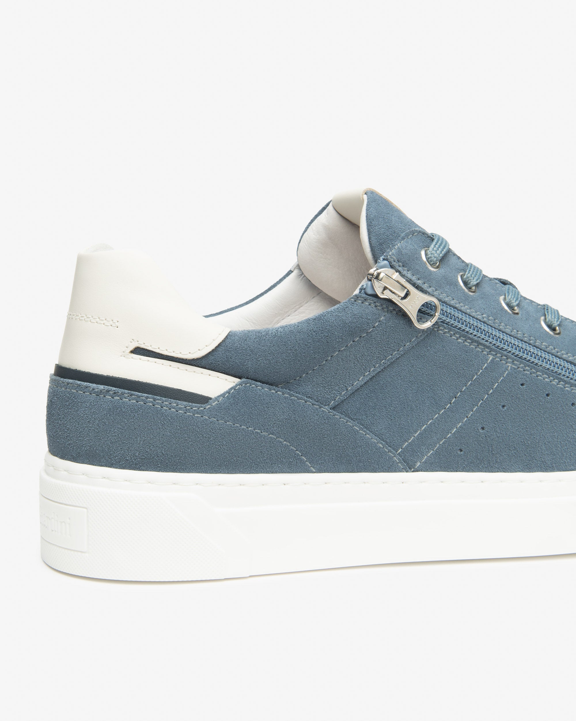 Sneakers Heren in Suède en Leder