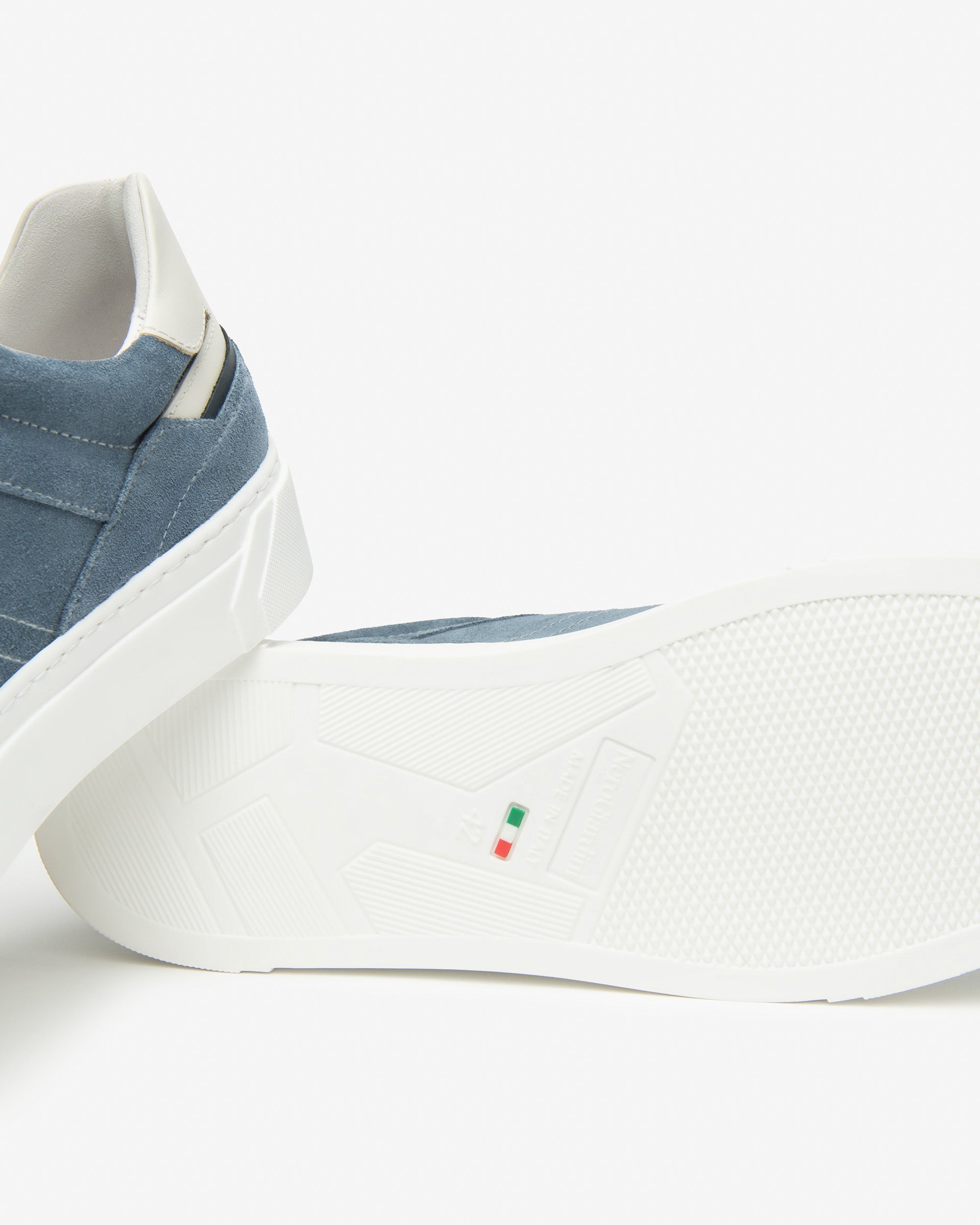 Sneakers Heren in Suède en Leder