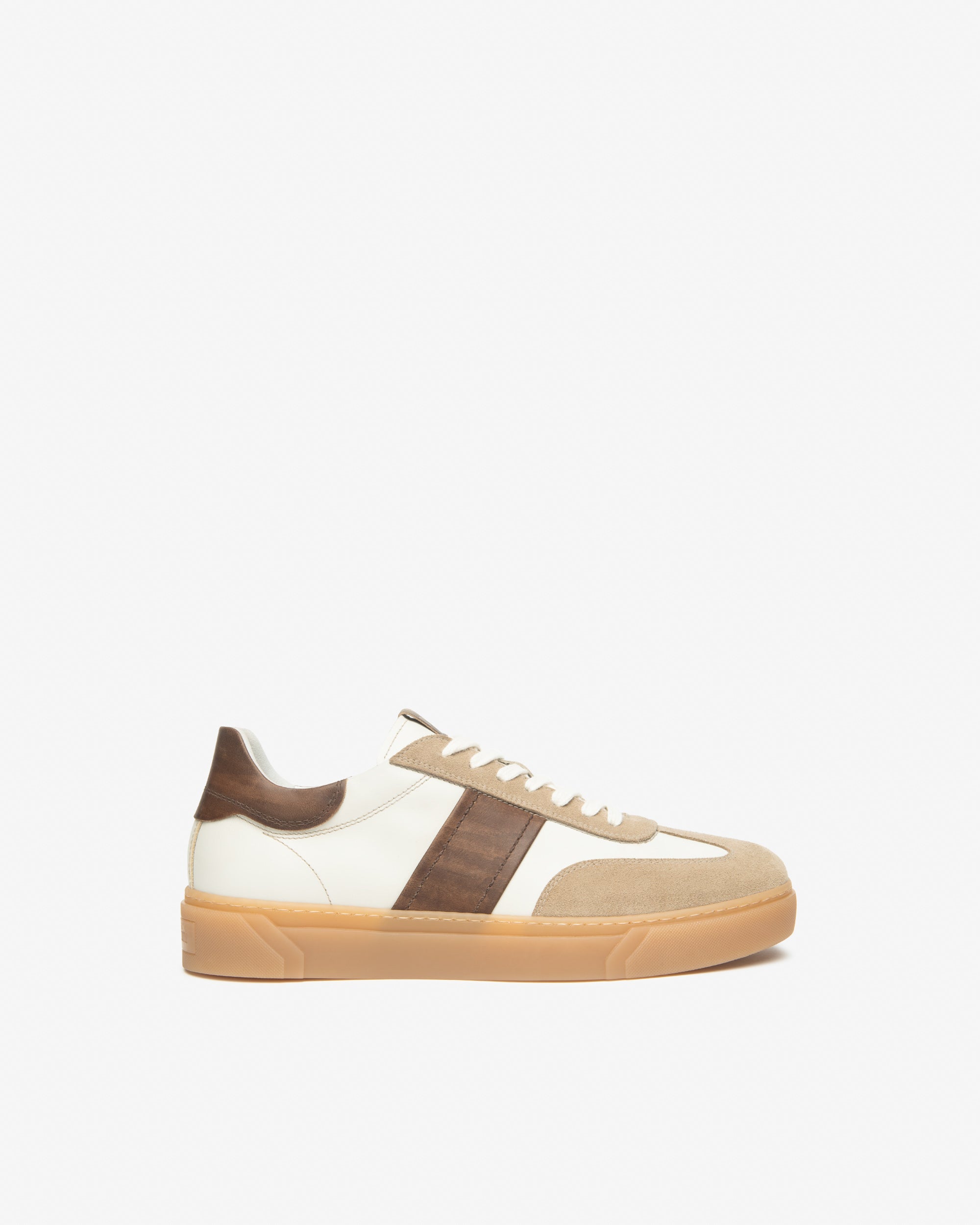 Sneakers Heren in Suède en Leder