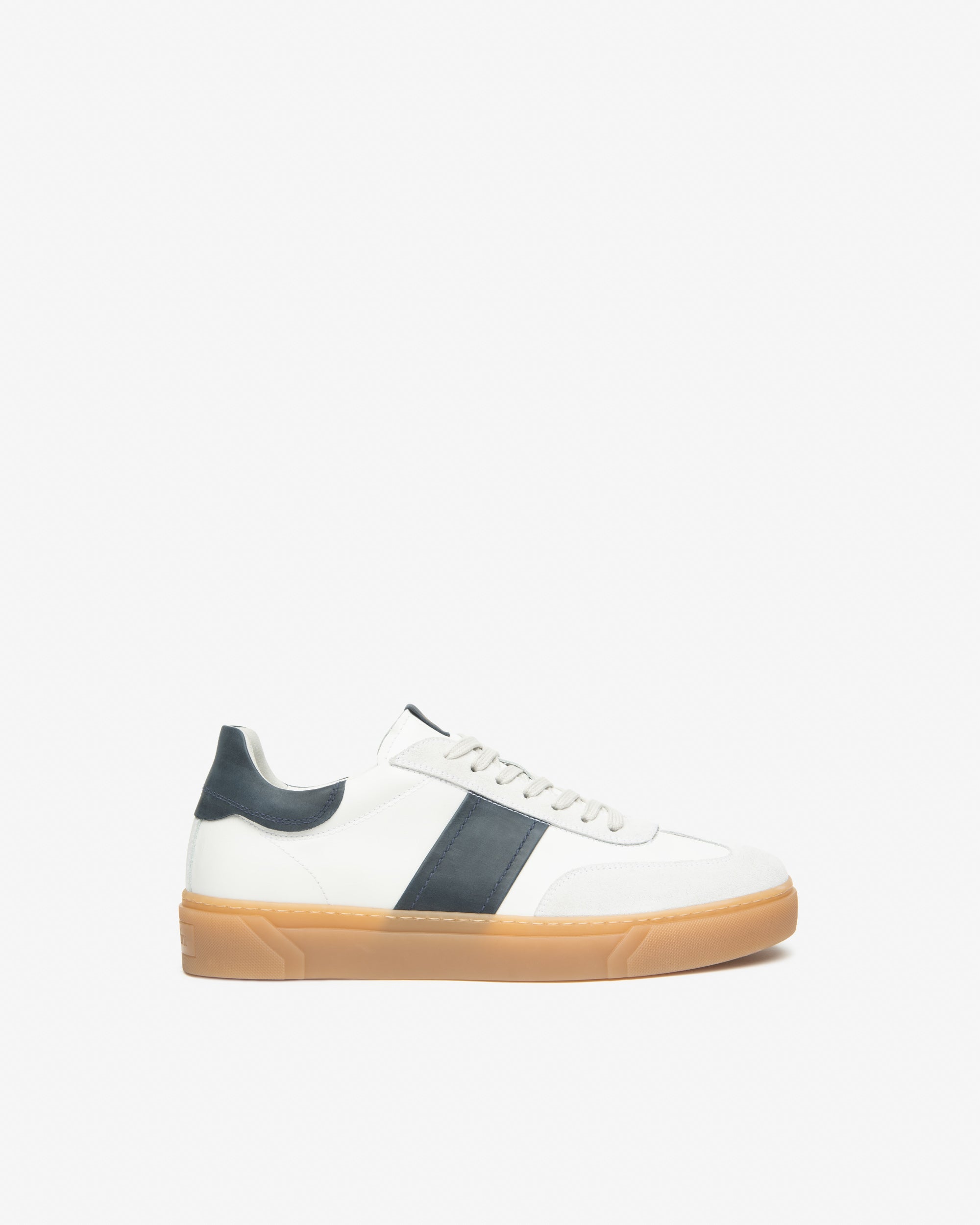 Sneakers Heren in Suède en Leder