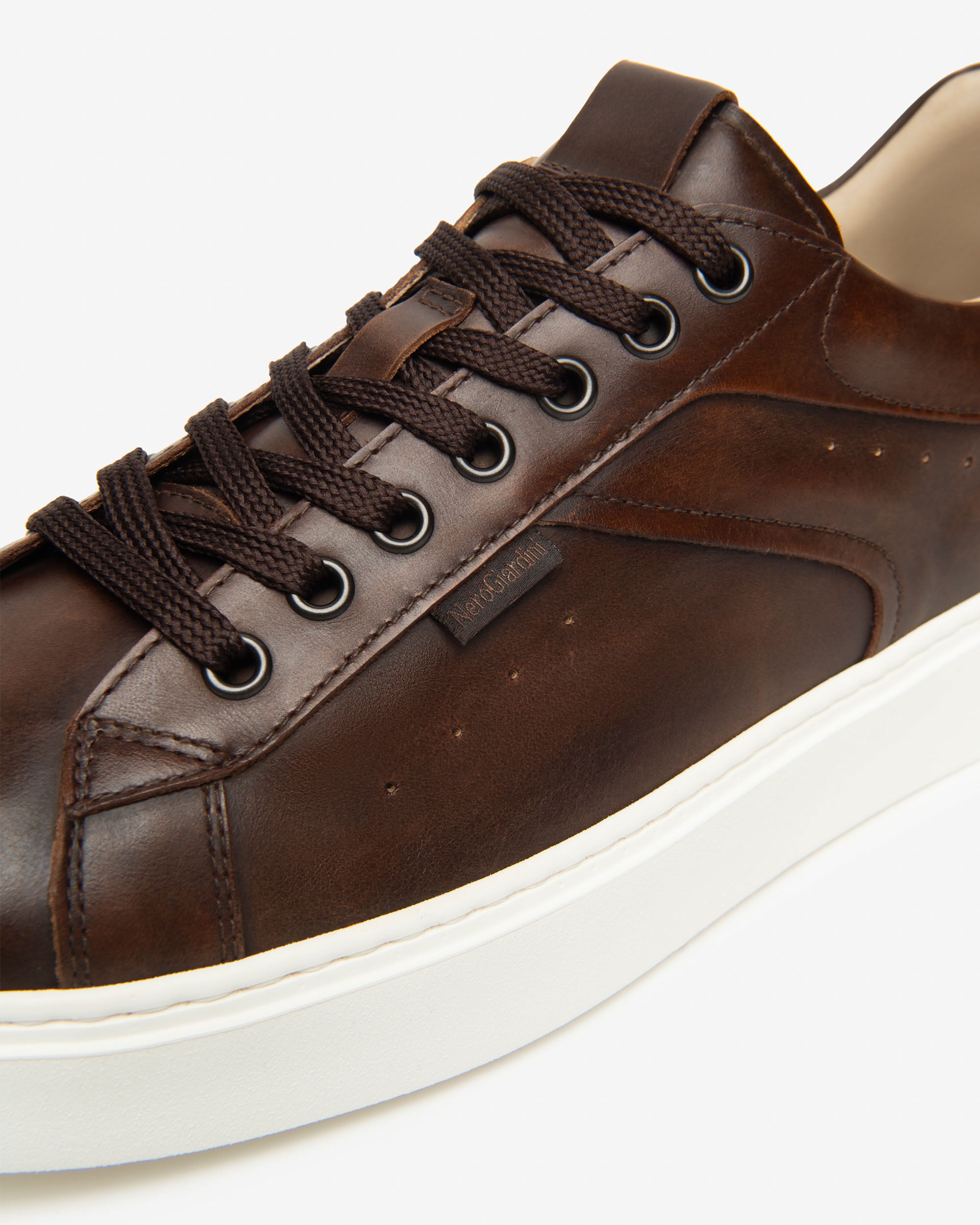 Sneakers Heren in Leder