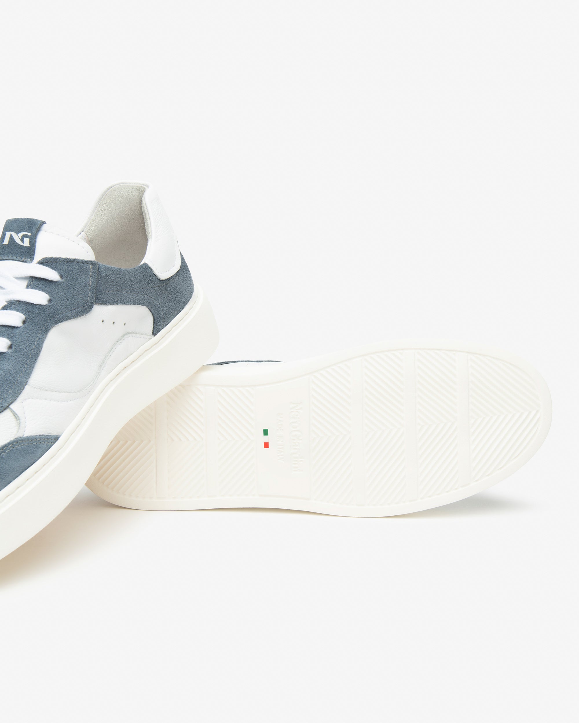 Sneakers Homme en Cuir Velours et Cuir