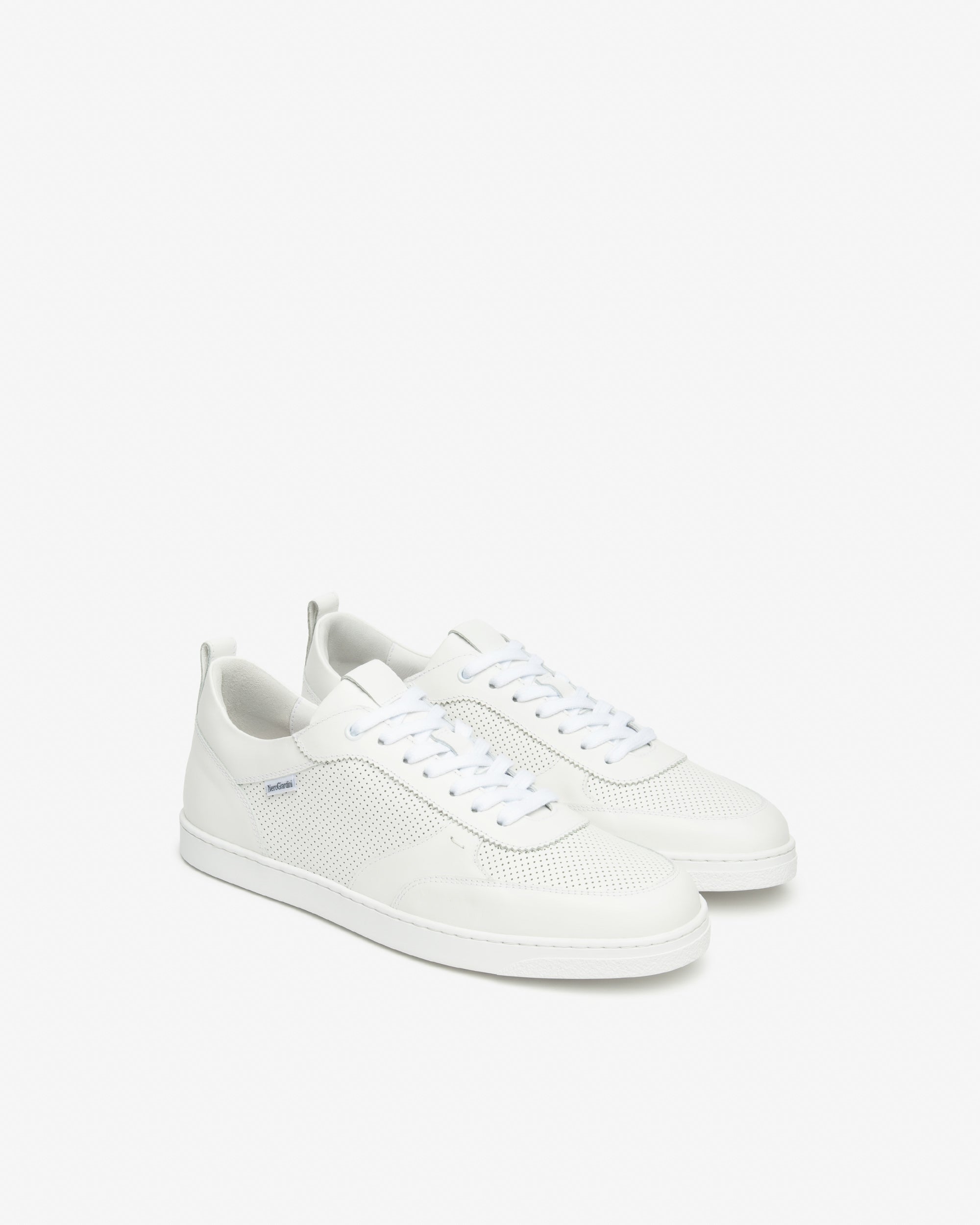 Sneakers Heren in Leder en Canvas
