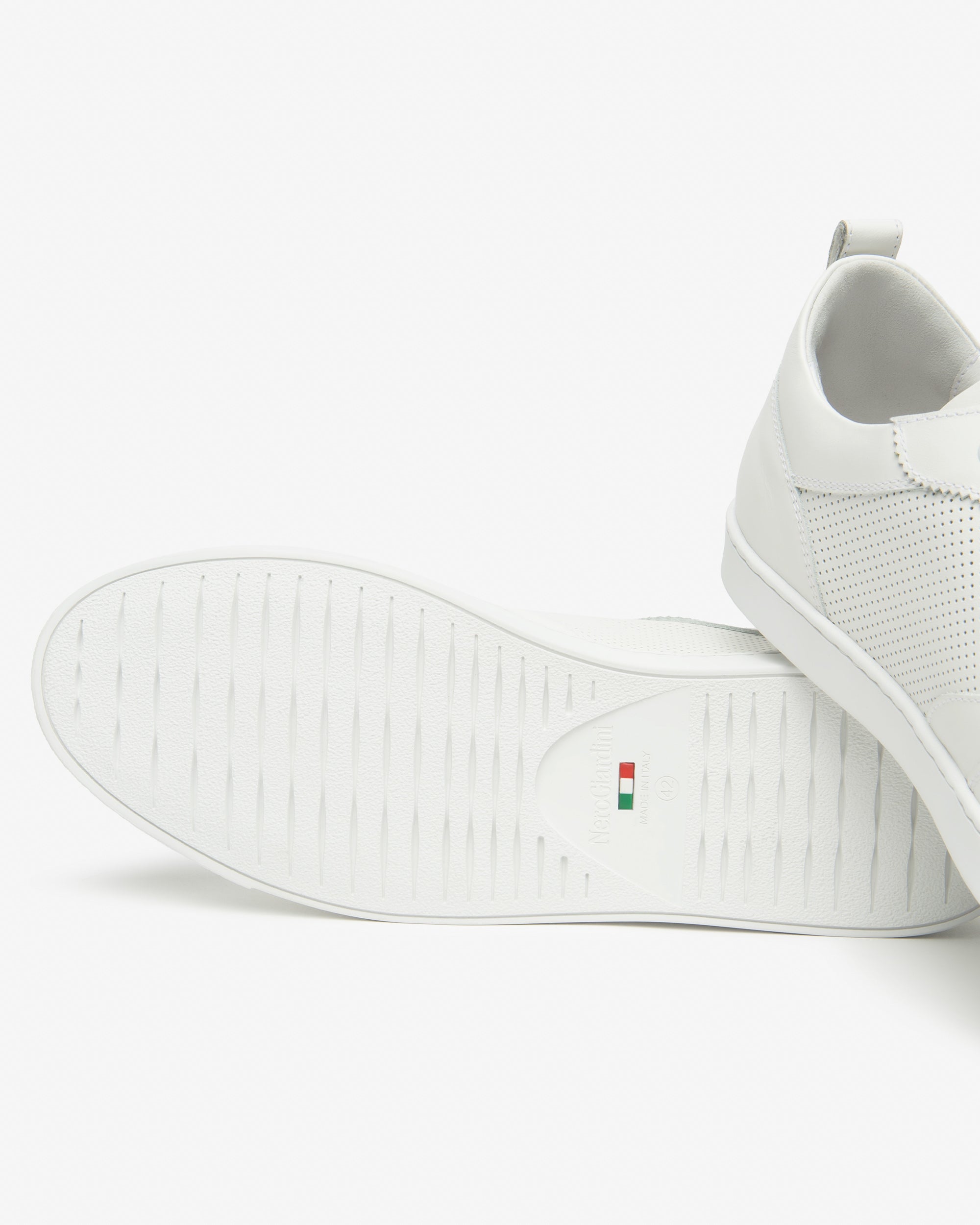 Sneakers Heren in Leder en Canvas