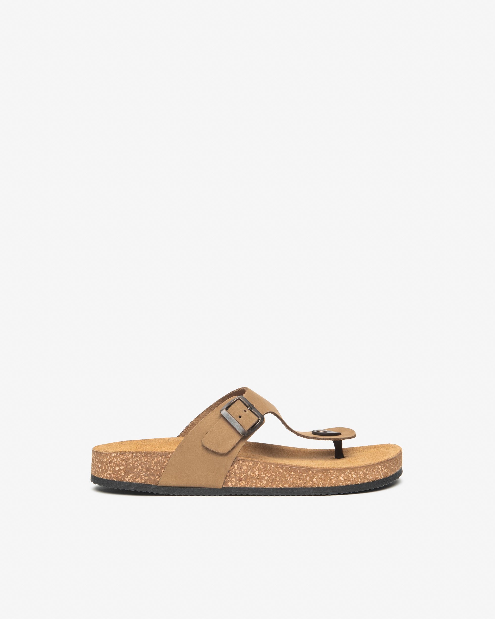 Teenslippers Heren in Leder
