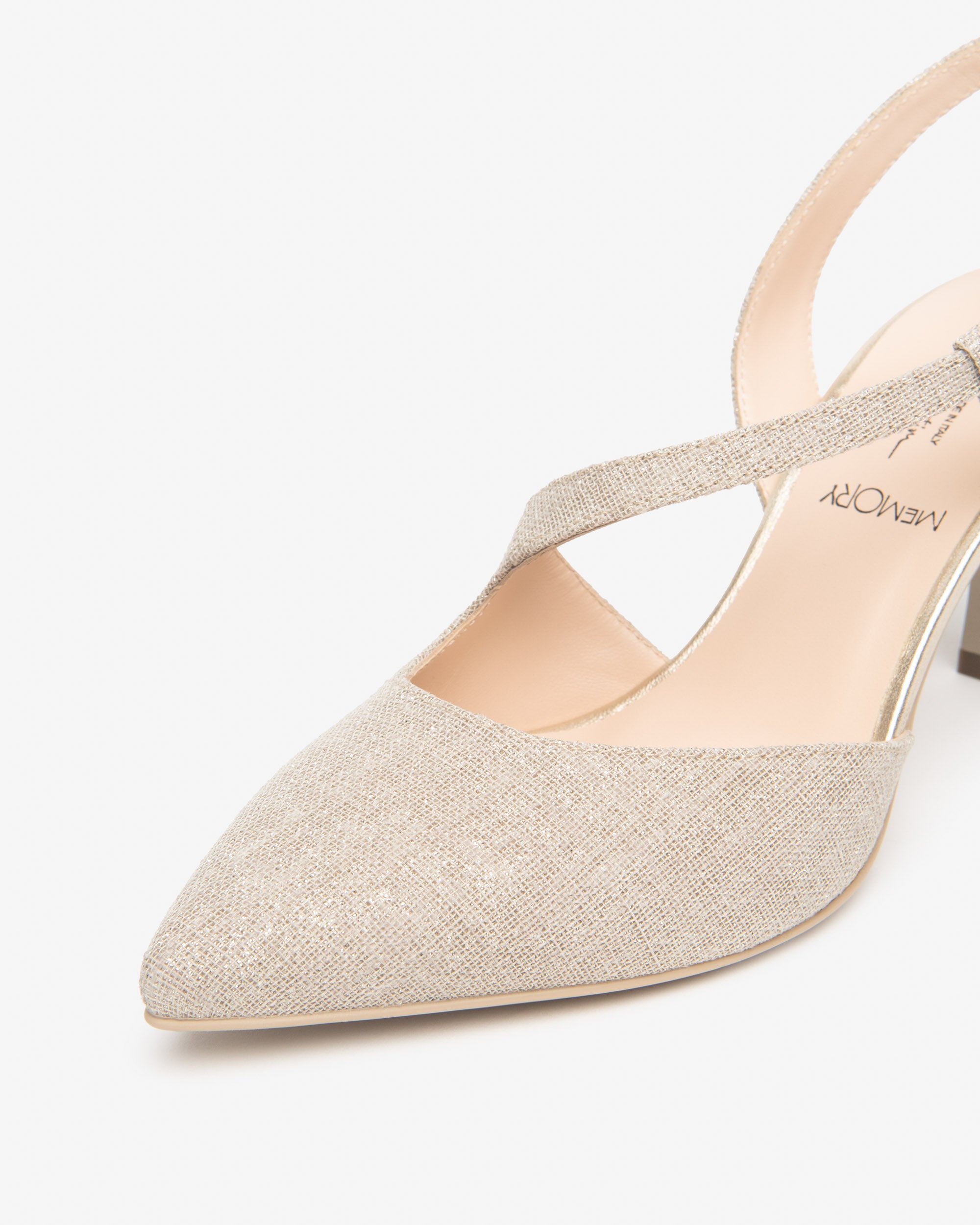 Slingbacks aus Gewebe für Damen