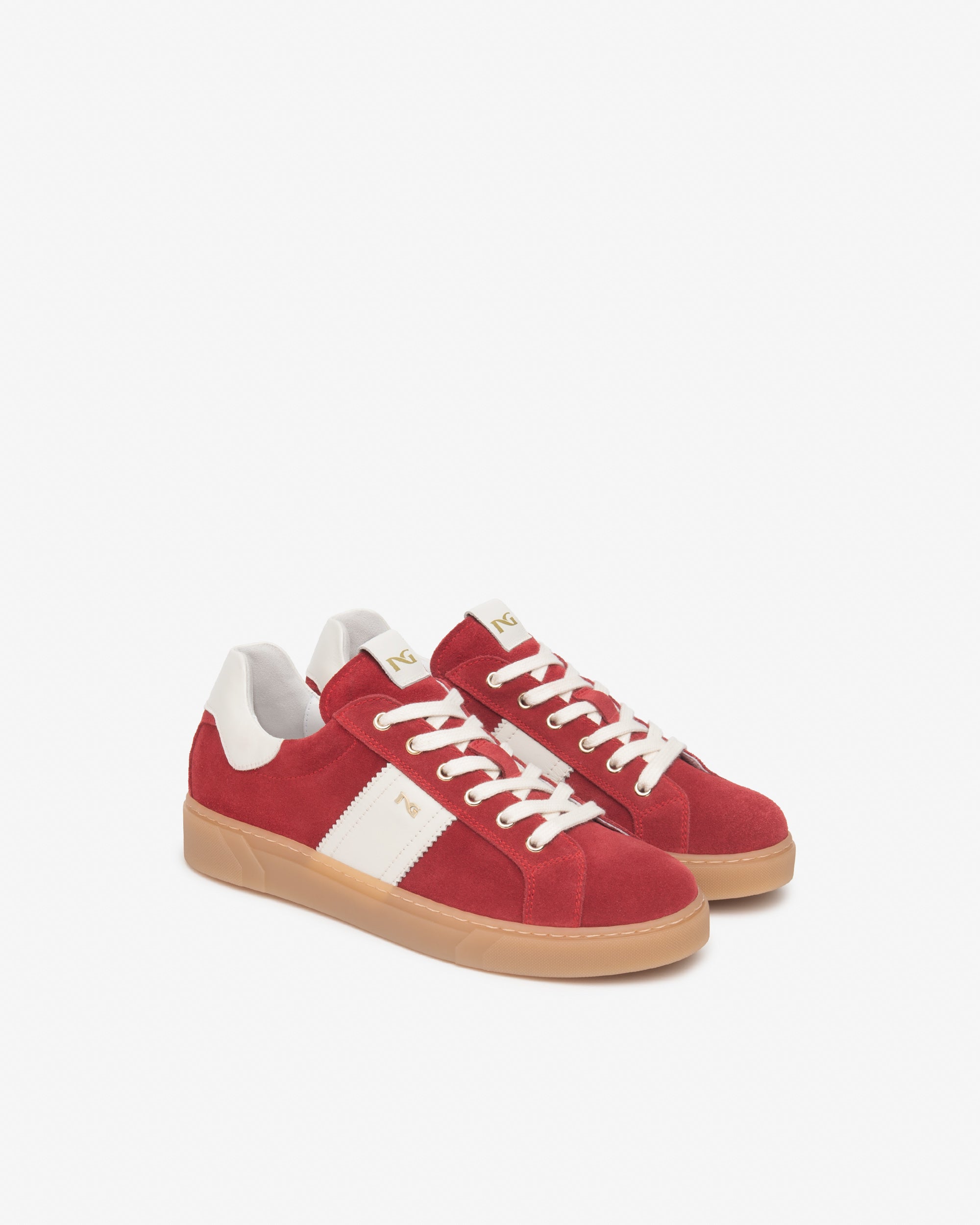 Sneakers Donna in Suede e Pelle