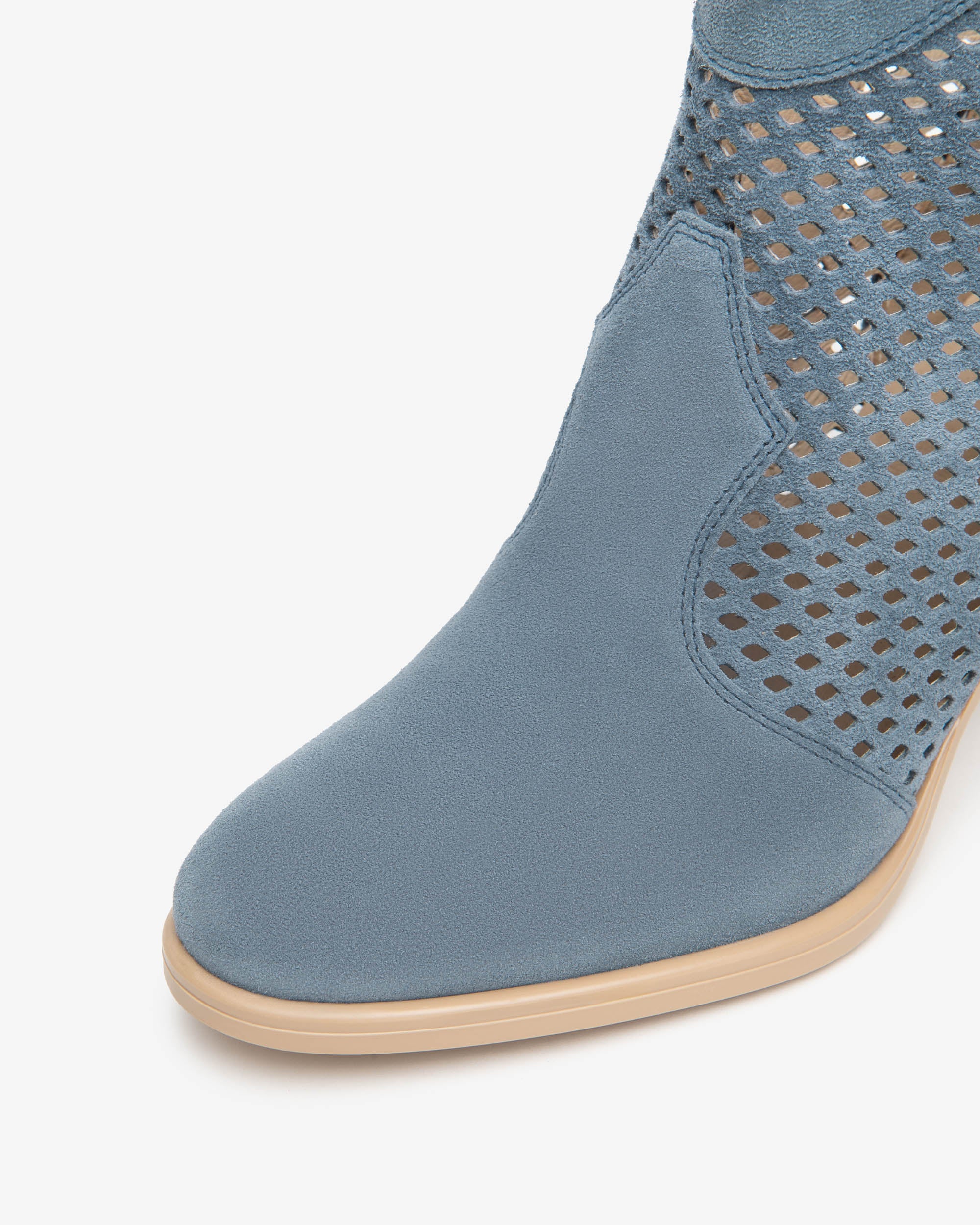 Damenstiefeletten aus Veloursleder