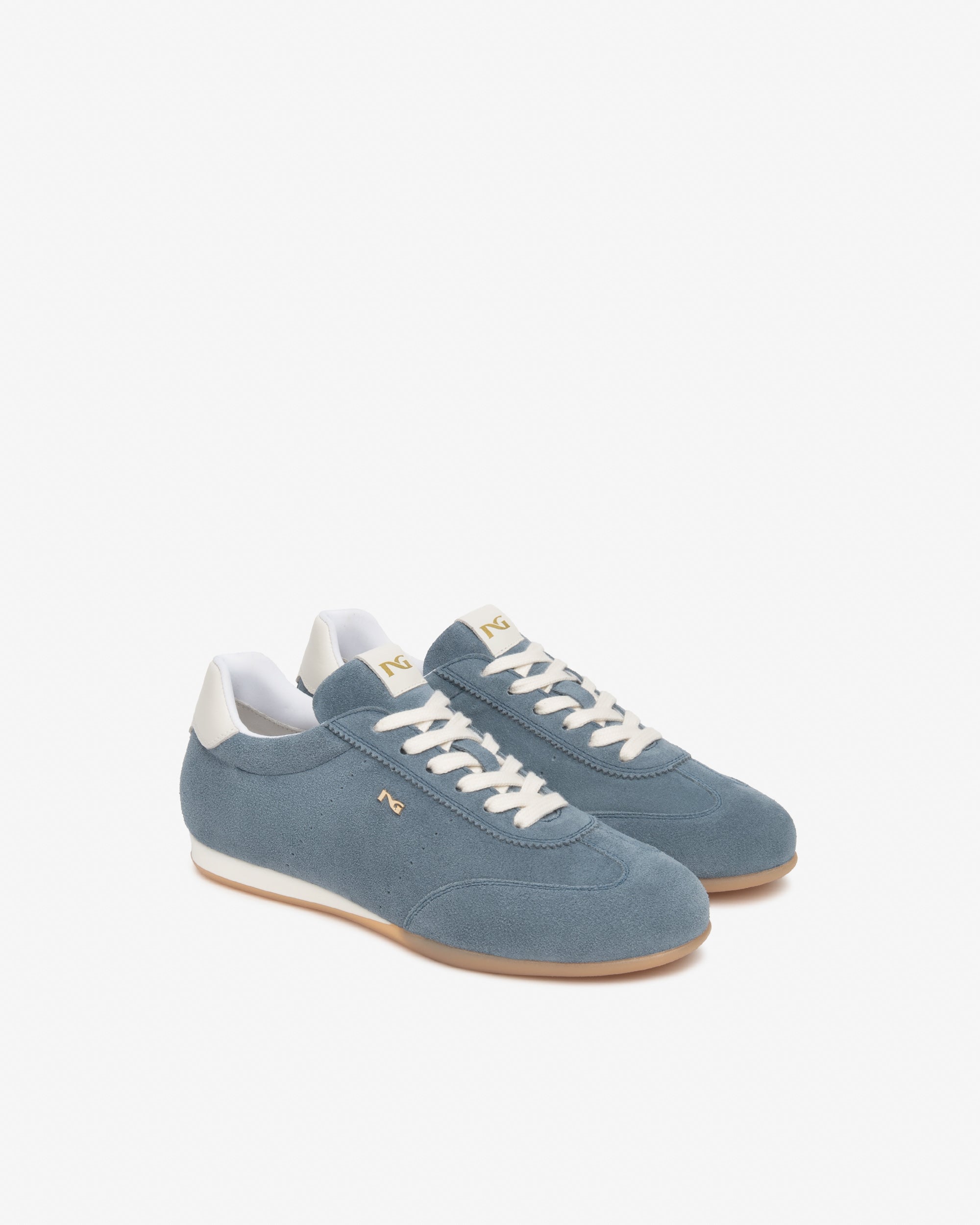 Sneakers Dames in Suède en Leder