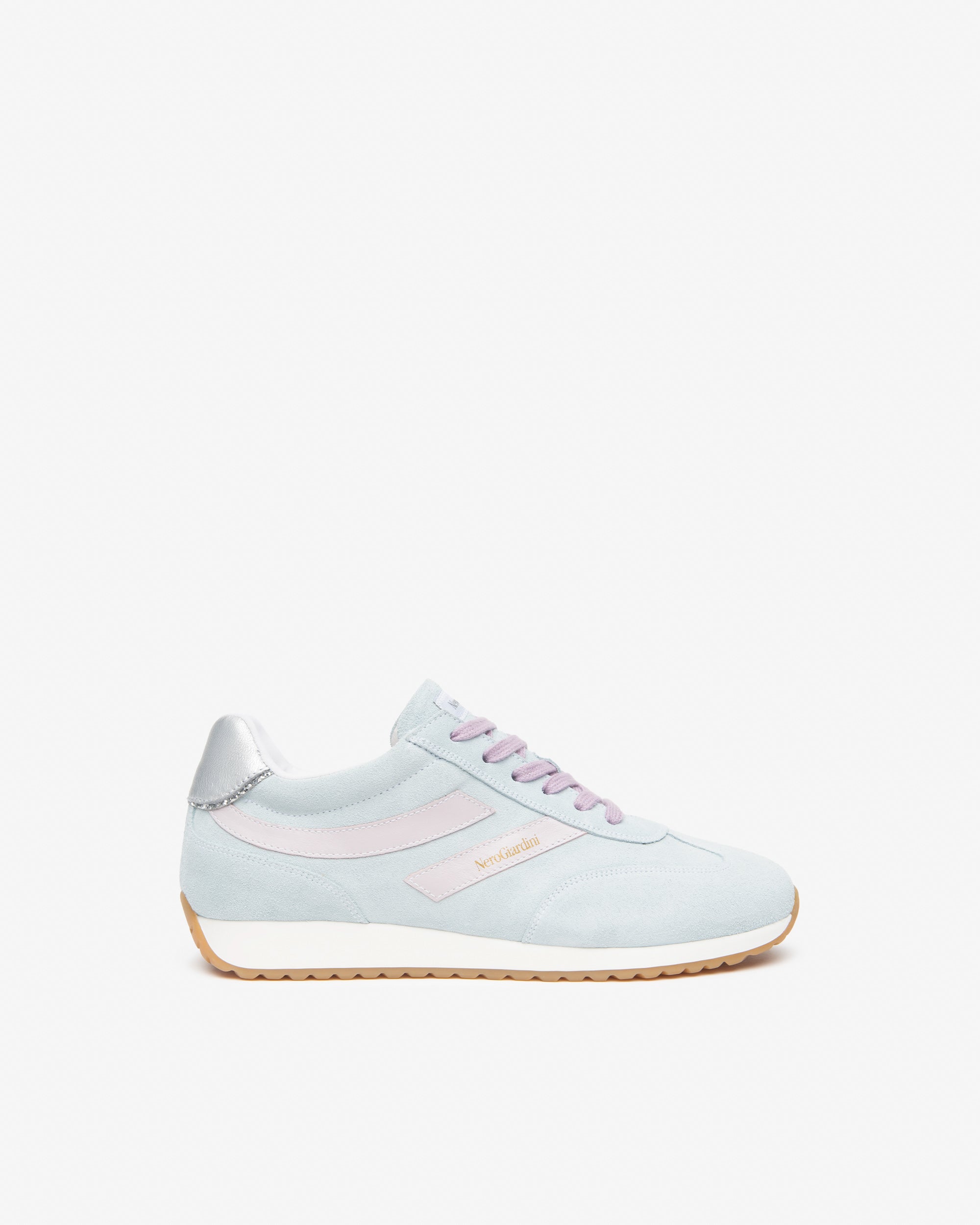 Sneakers Dames in Suède, Leder en Technisch materiaal