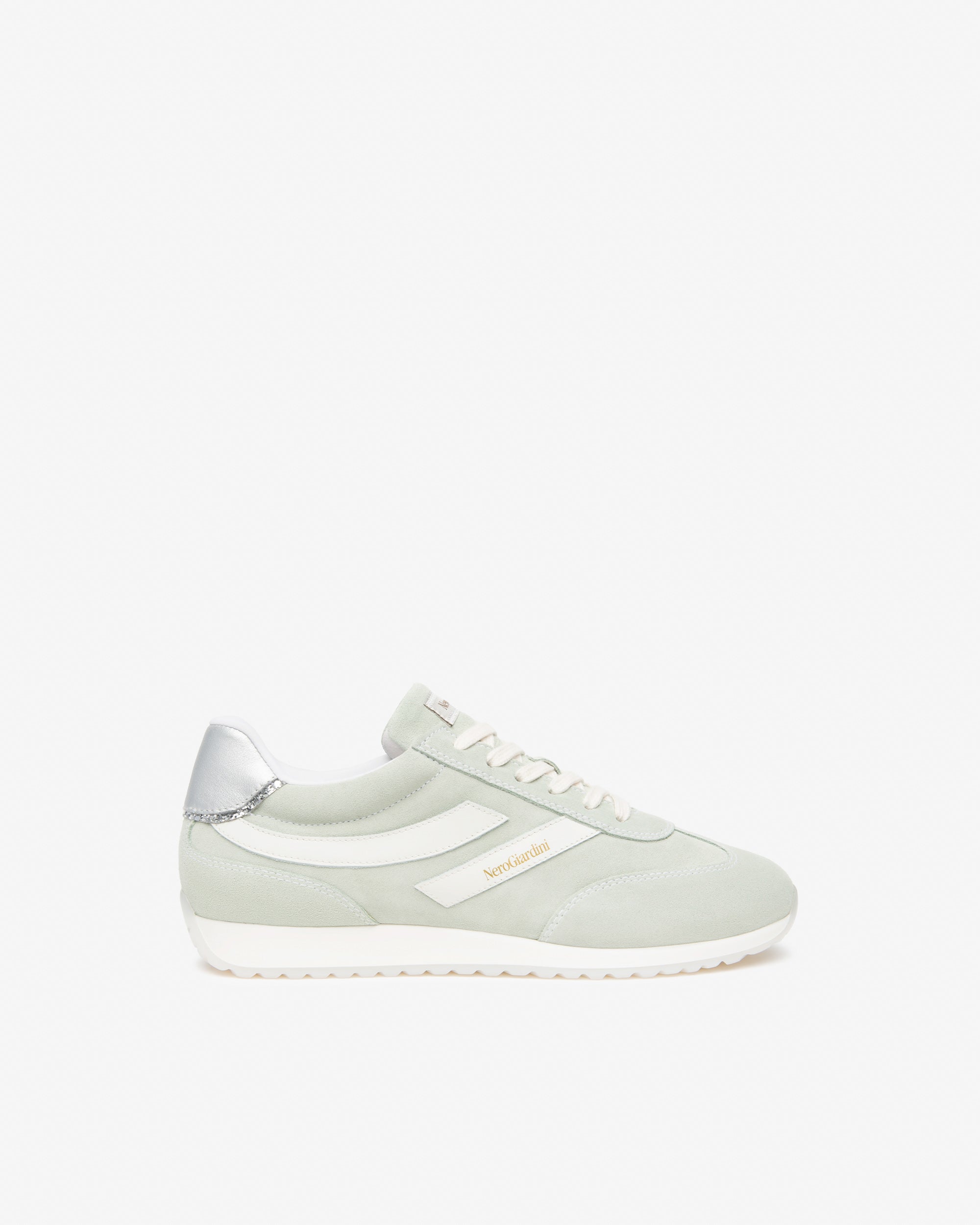 Sneakers Dames in Suède, Leder en Technisch materiaal