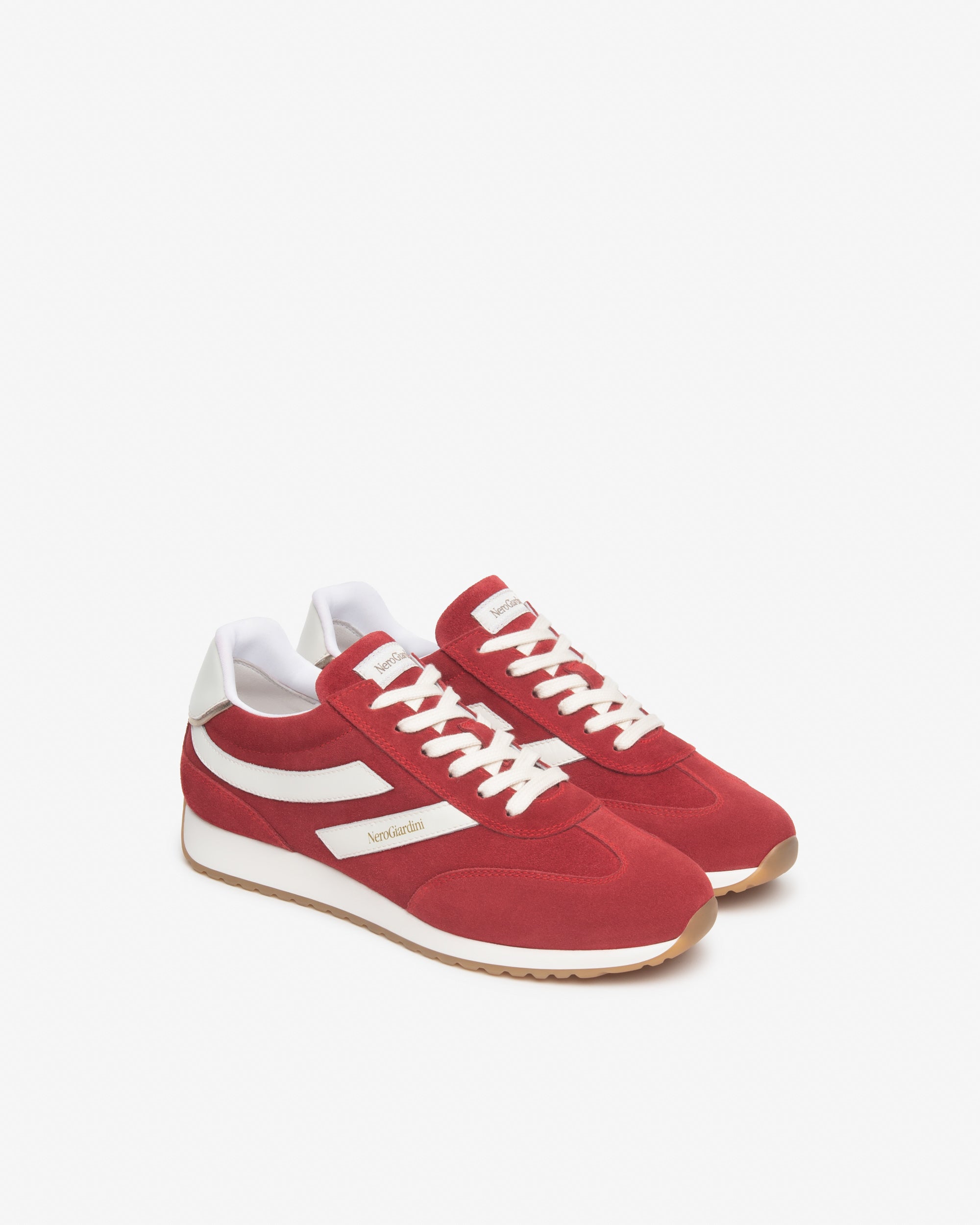 Sneakers Dames in Suède en Leder