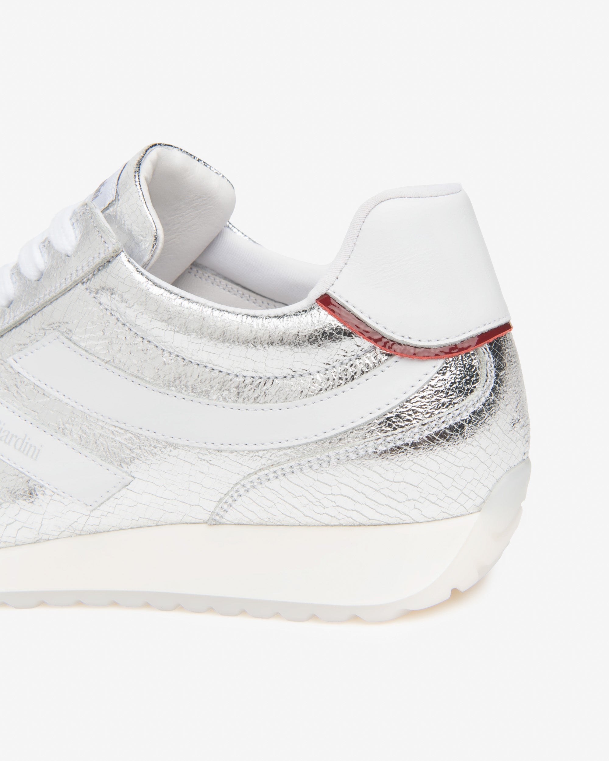 Sneakers Dames in Leder en Technisch Materiaal