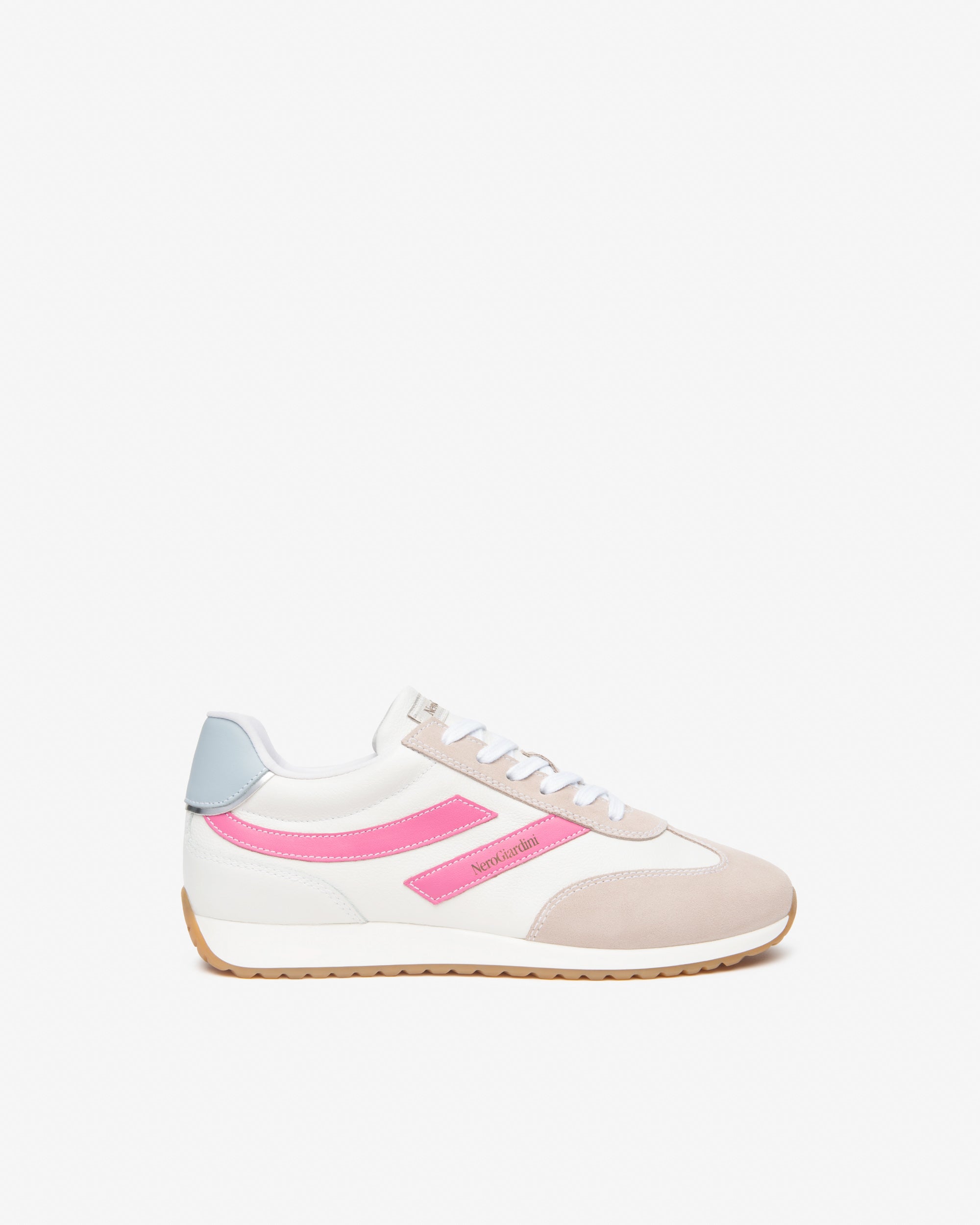 Sneakers Donna in Camoscio, Pelle e Materiale Tecnico