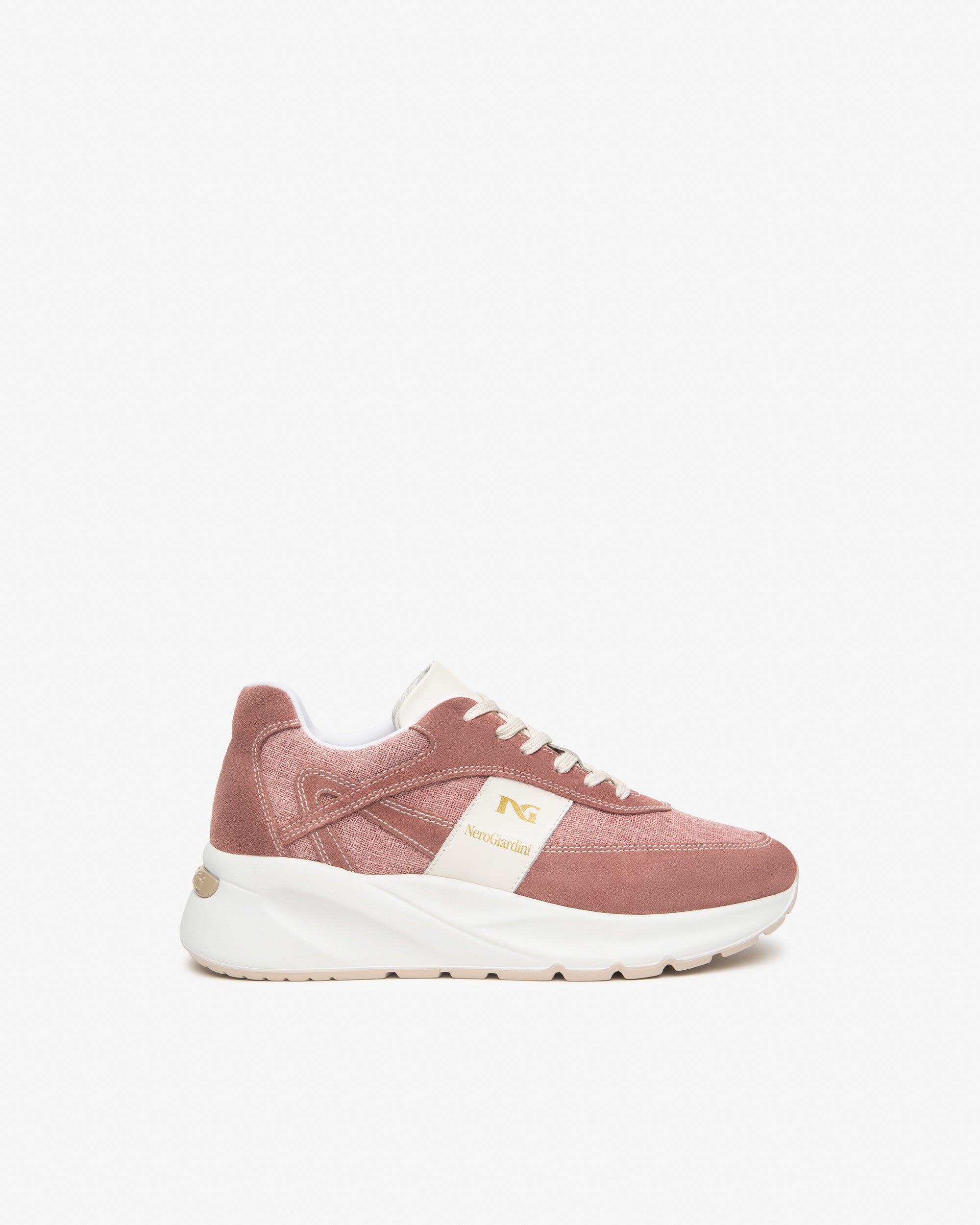 Sneakers Dames in Leder en Textiel