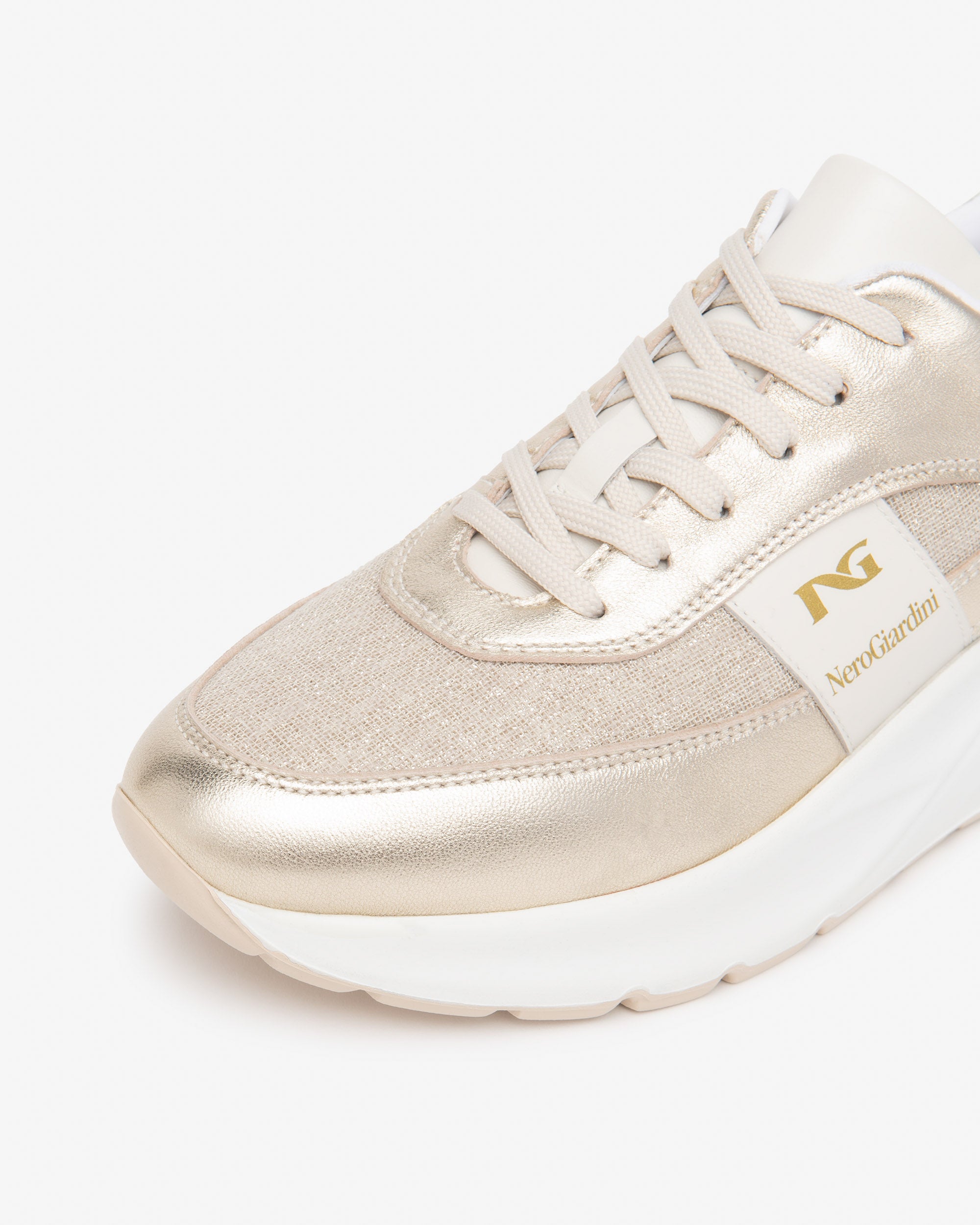 Sneakers Dames in Leder en Textiel
