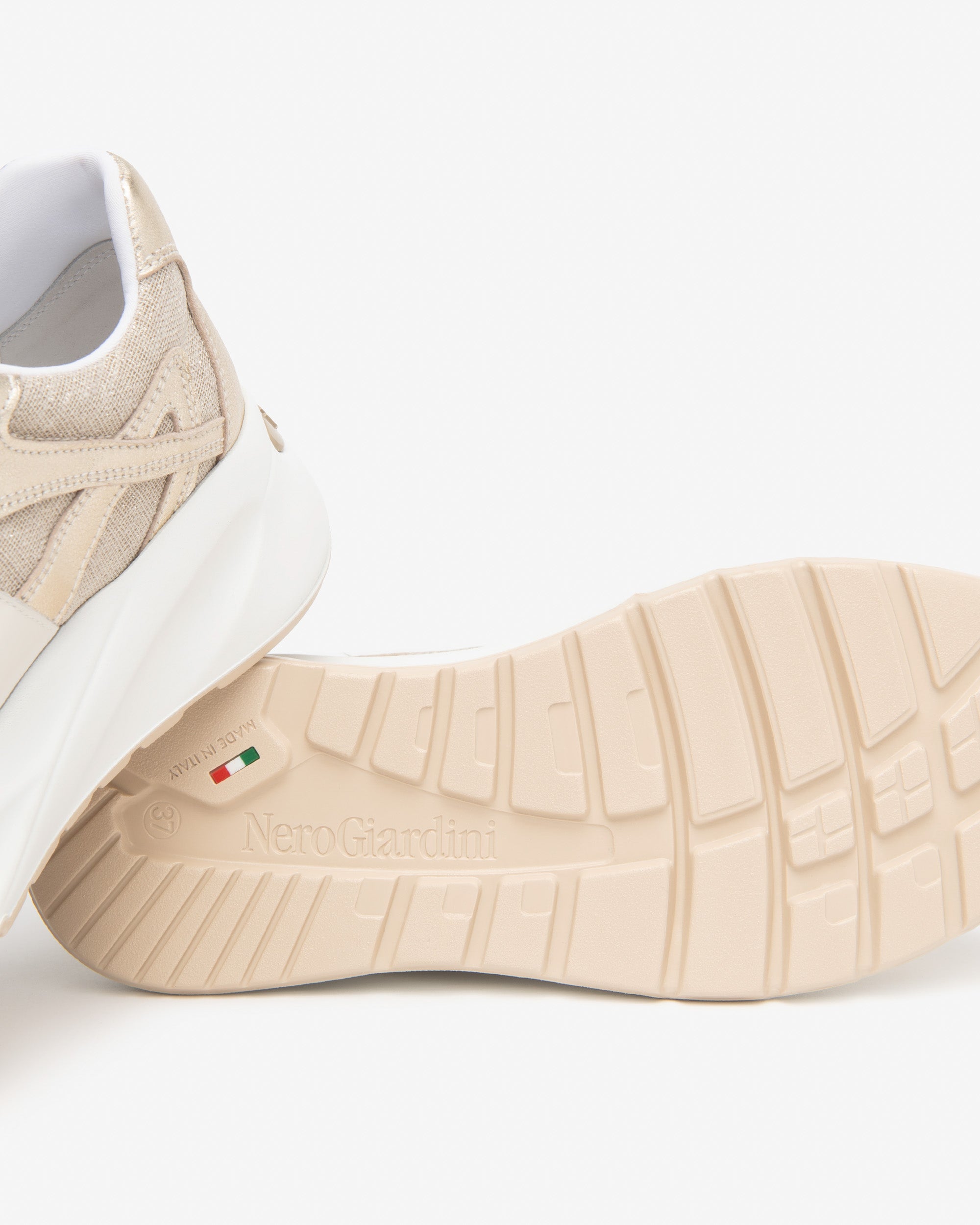 Sneakers Dames in Leder en Textiel