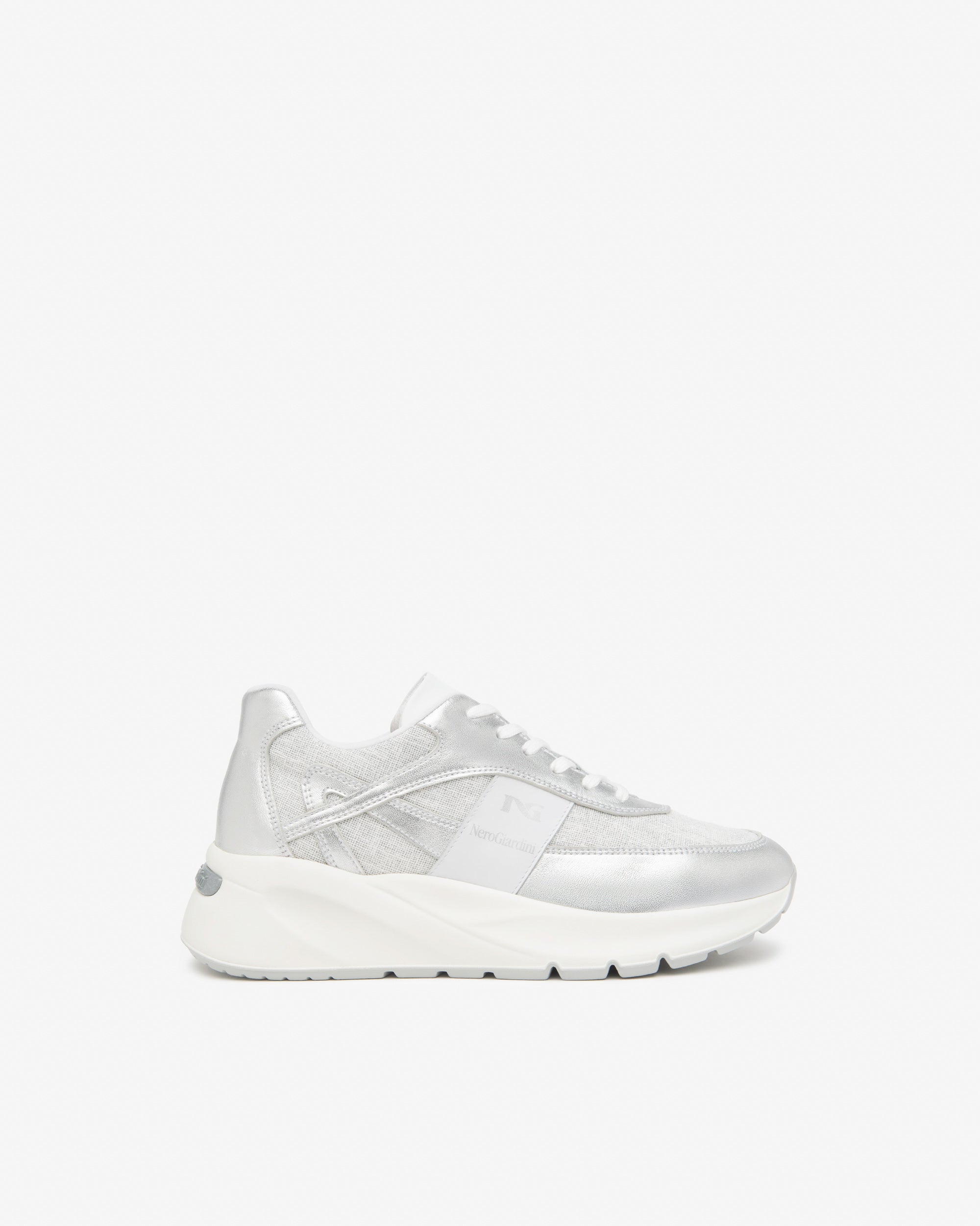 Sneakers Donna in Pelle e Tessuto