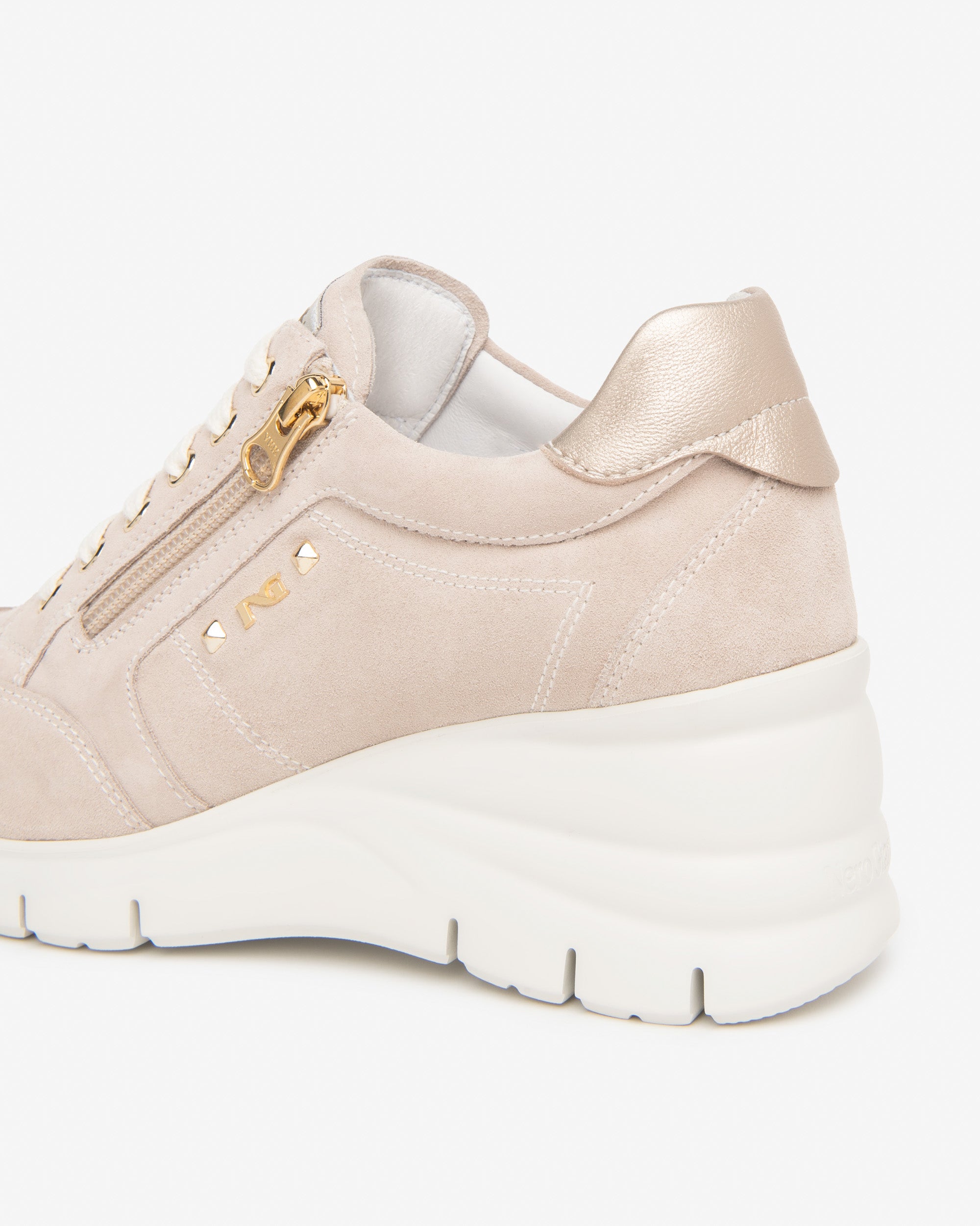 Sneakers Dames in Suède en Leder