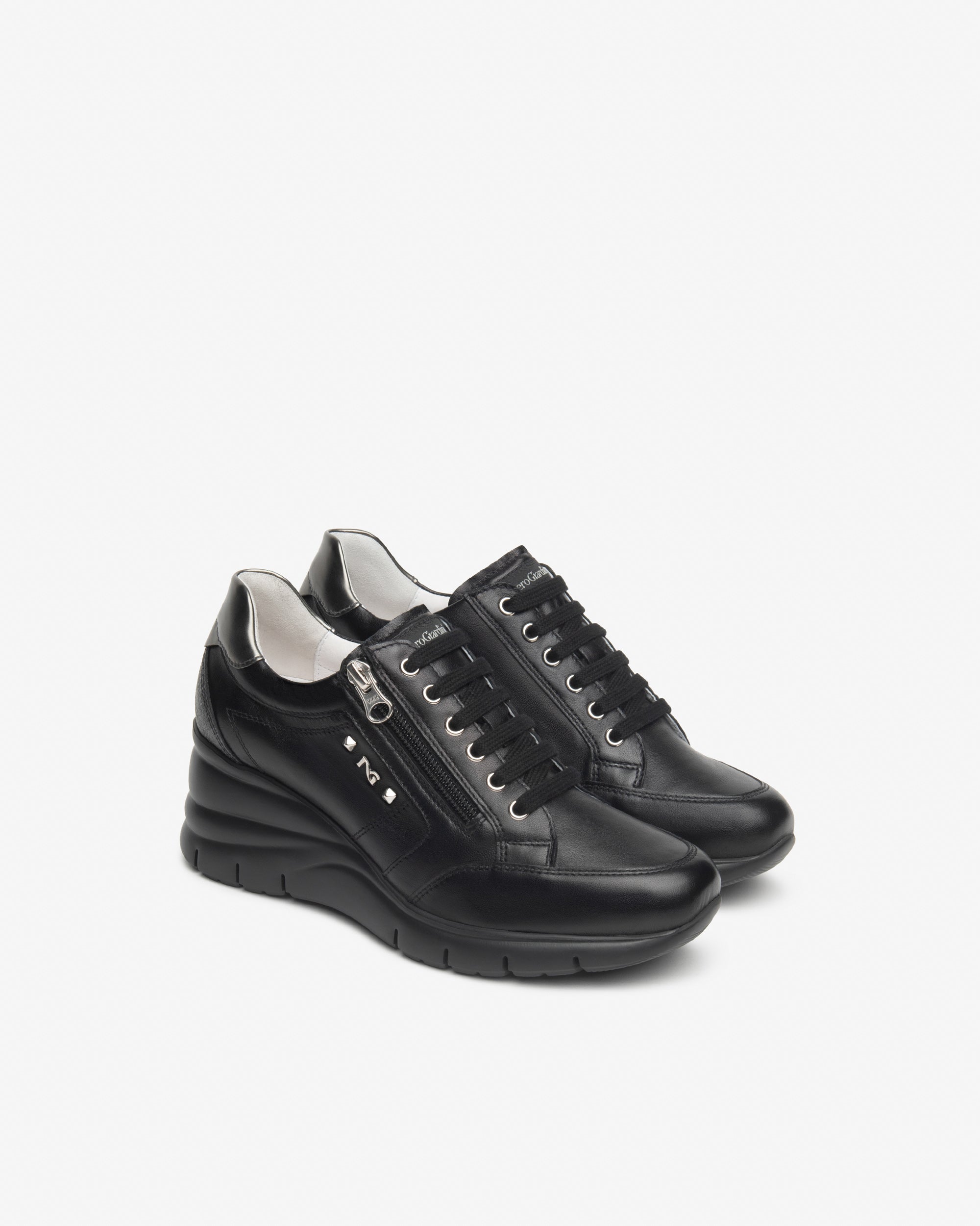 Sneakers Donna in Pelle e Materiale Tecnico