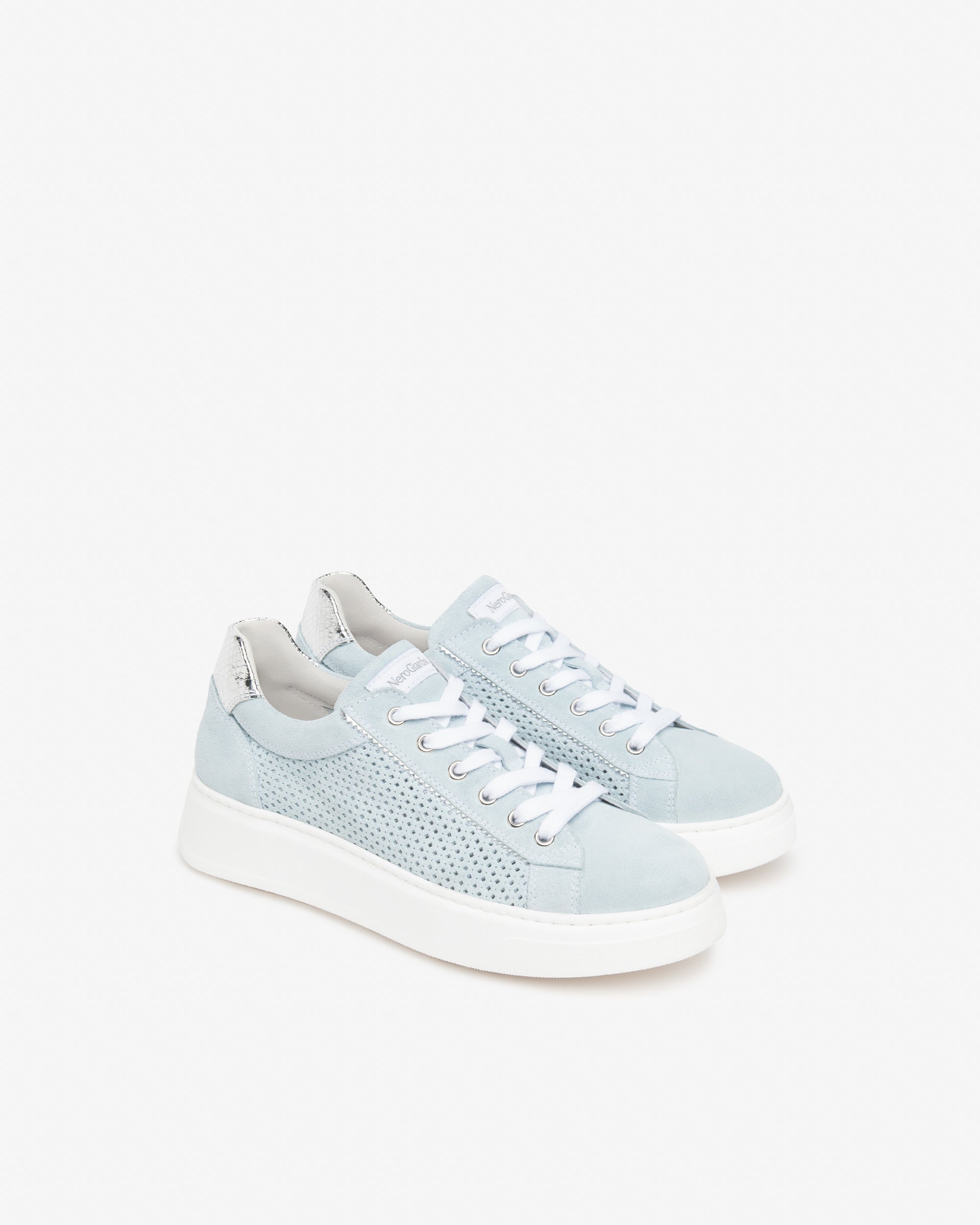 Sneakers Donna in Suede e Materiale Tecnico