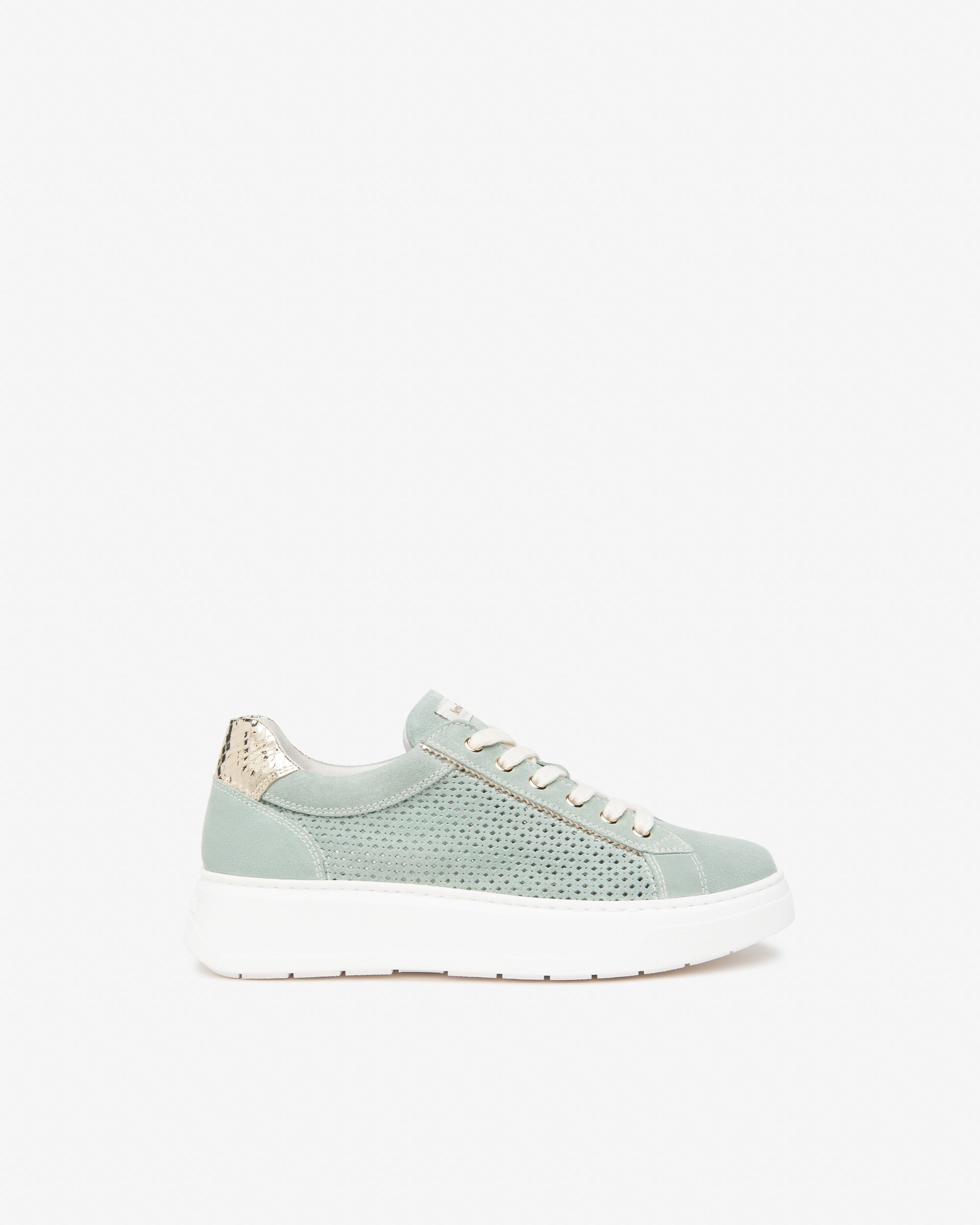 Women’s Suede and Technical Fabric Sneakers