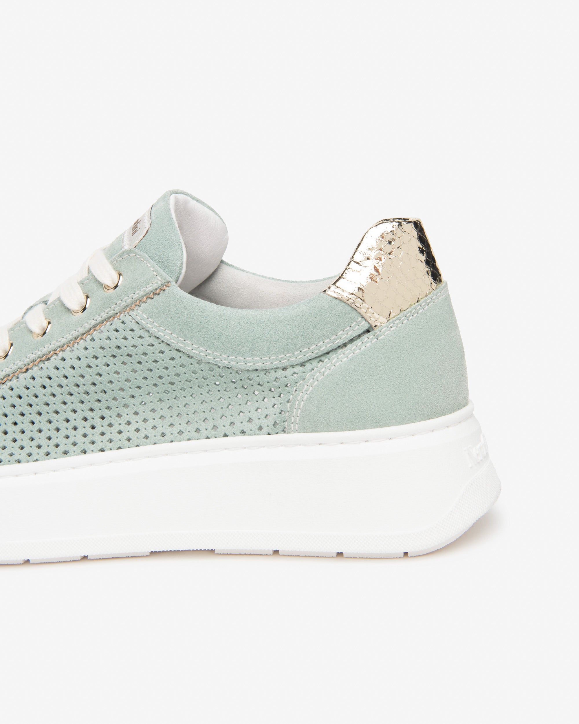 Women’s Suede and Technical Fabric Sneakers