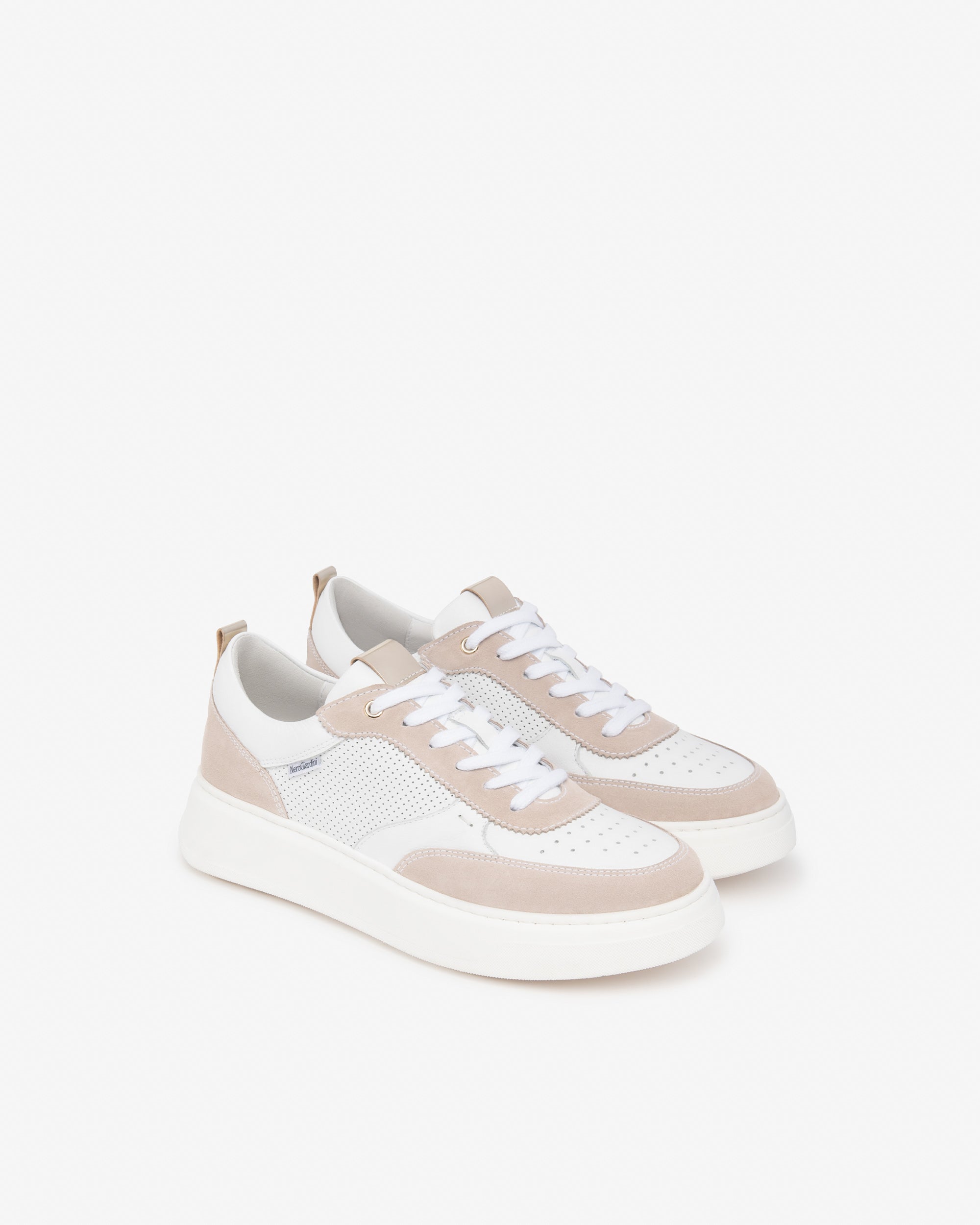 Sneakers Dames in Leder, Suède en Technisch Materiaal