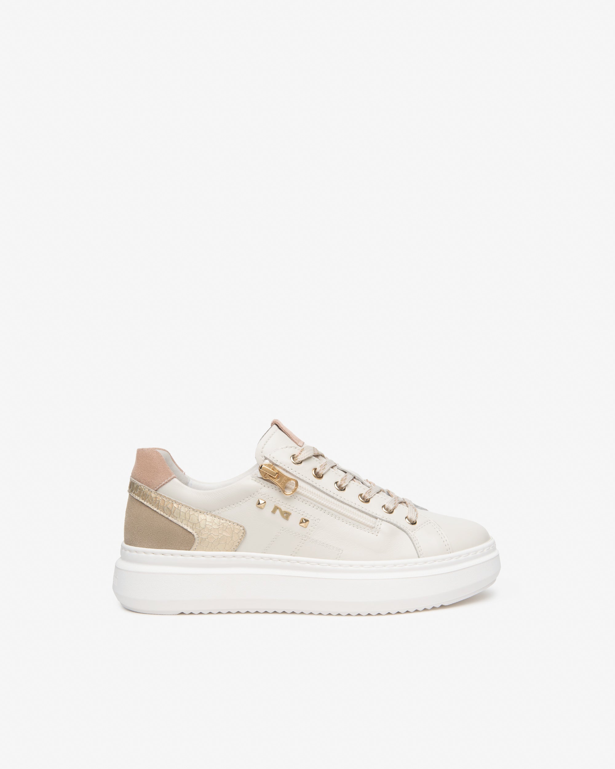 Sneakers Dames in Leder en Suède