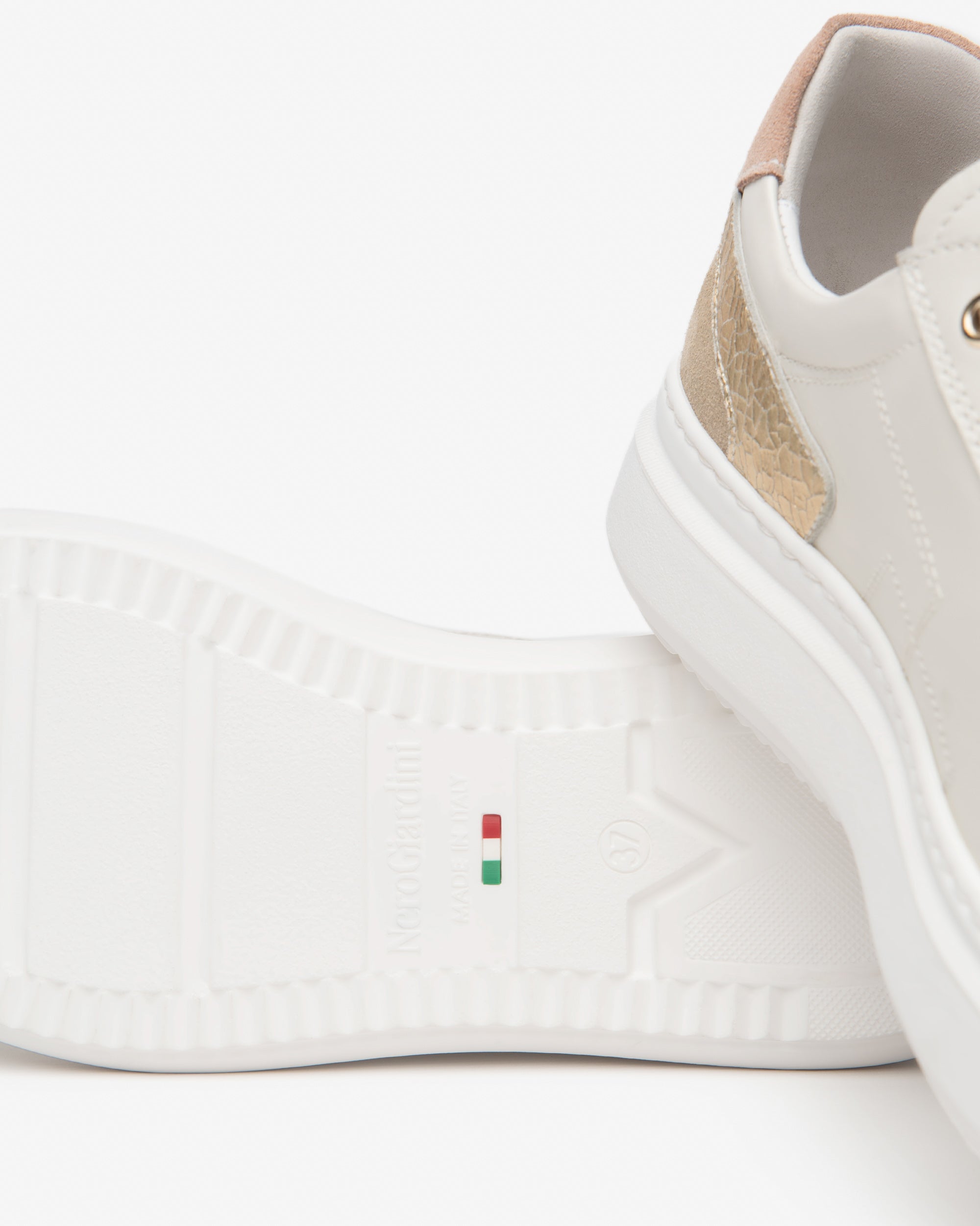Sneakers Dames in Leder en Suède