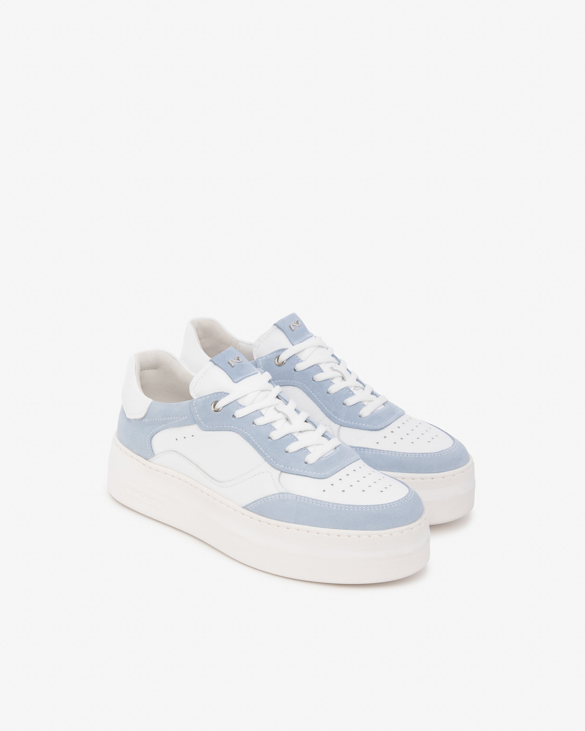 Sneakers Dames in Leder en Suède