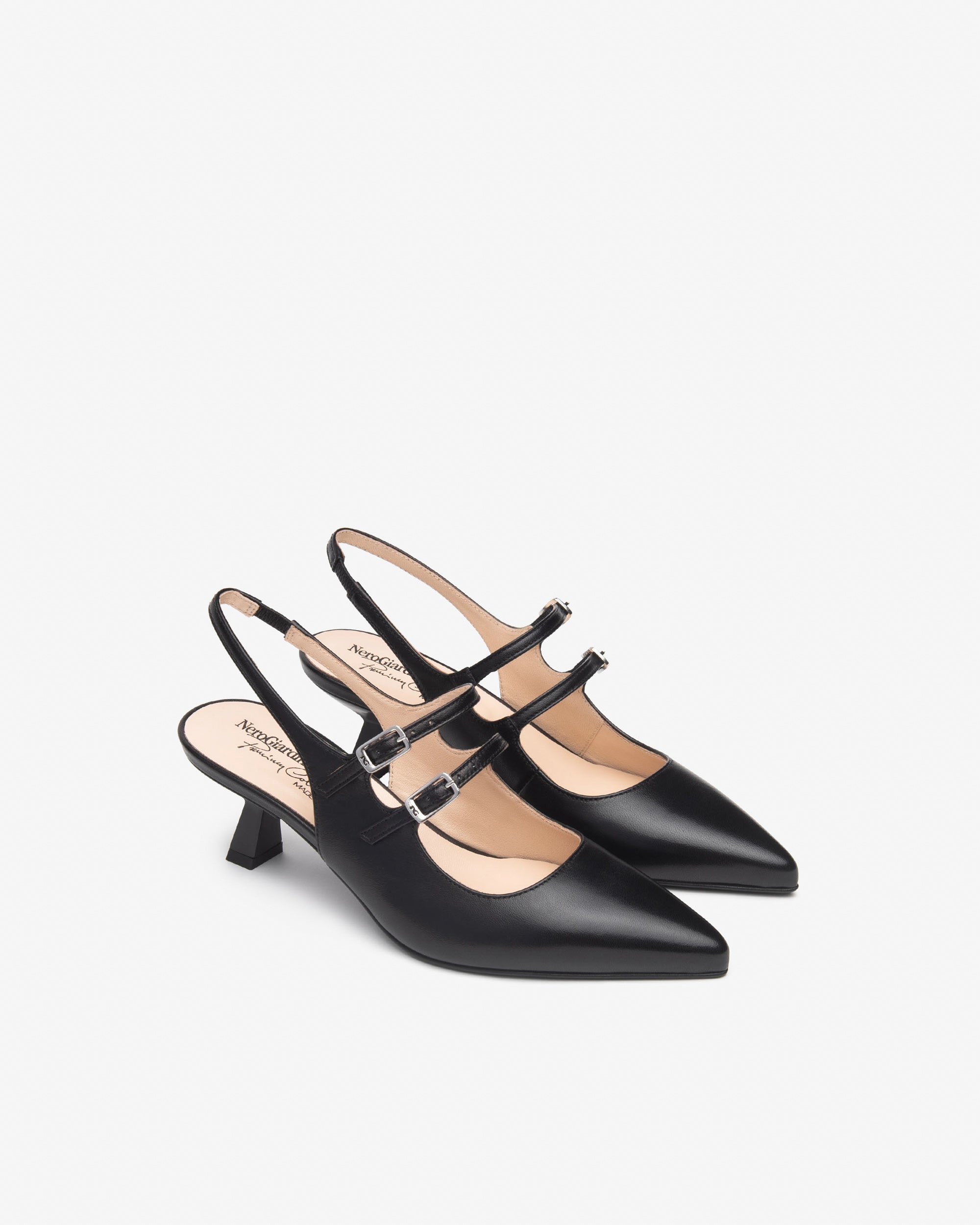 Slingbacks aus Leder für Damen