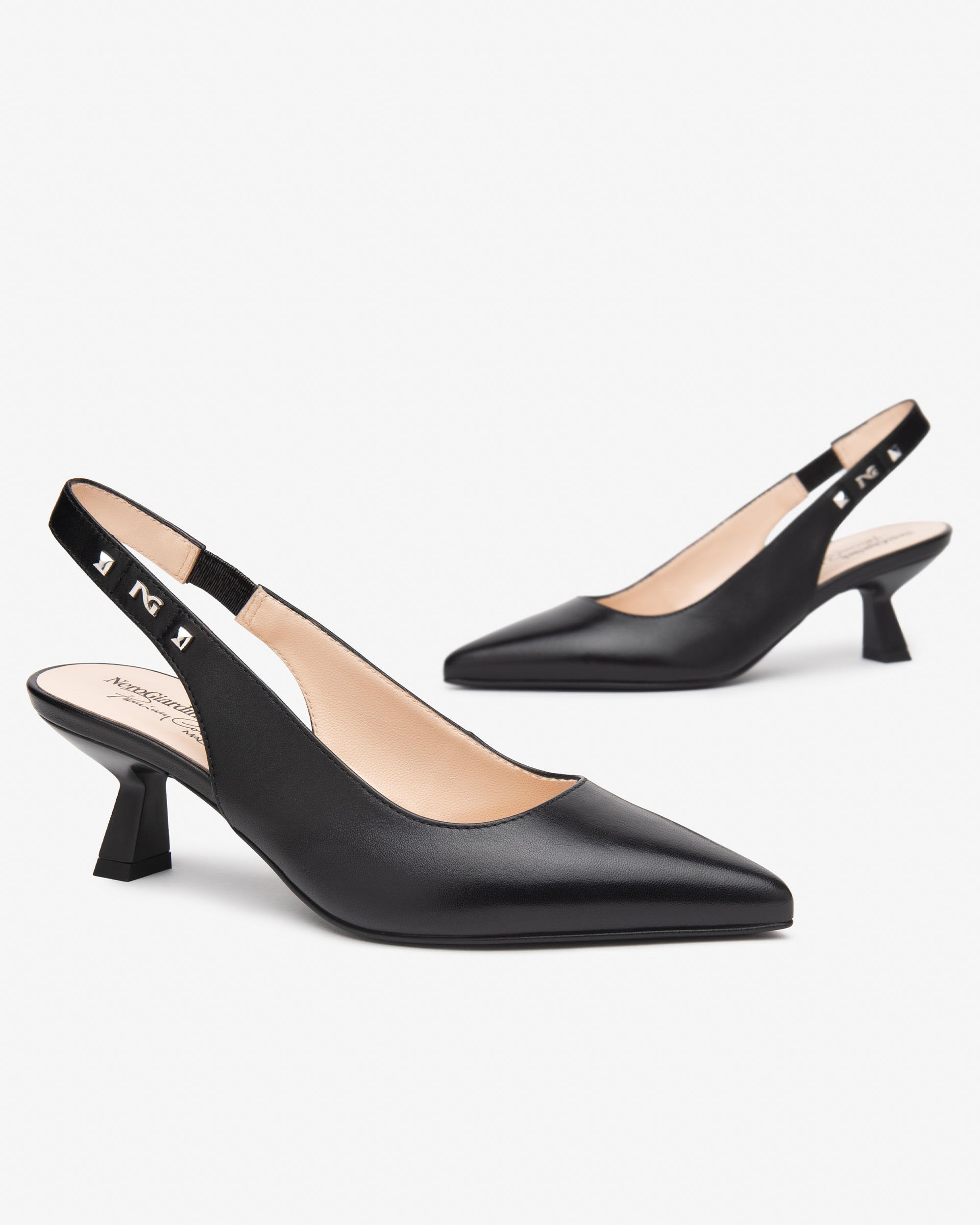 Slingbacks Dames in Leder