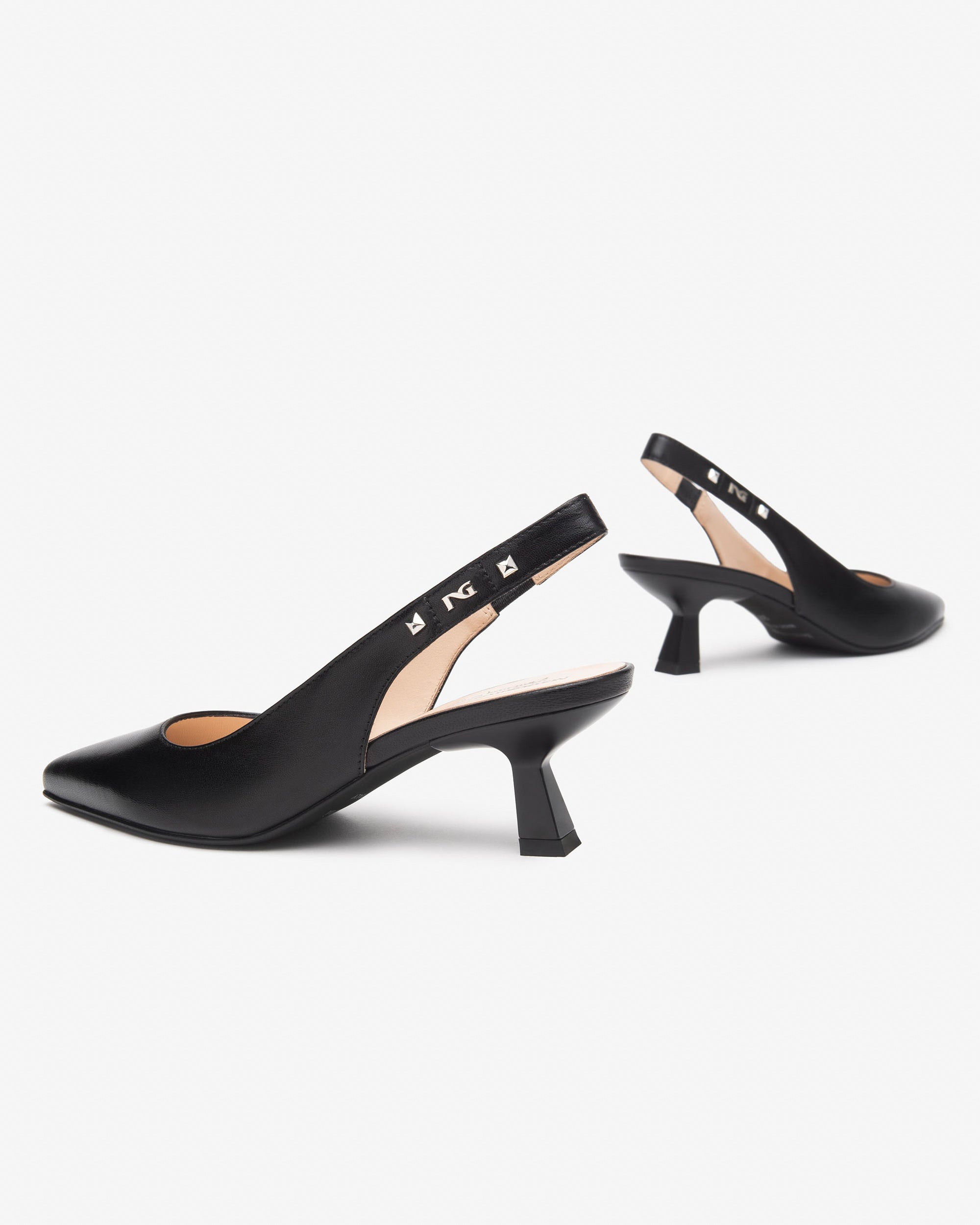 Slingbacks Dames in Leder