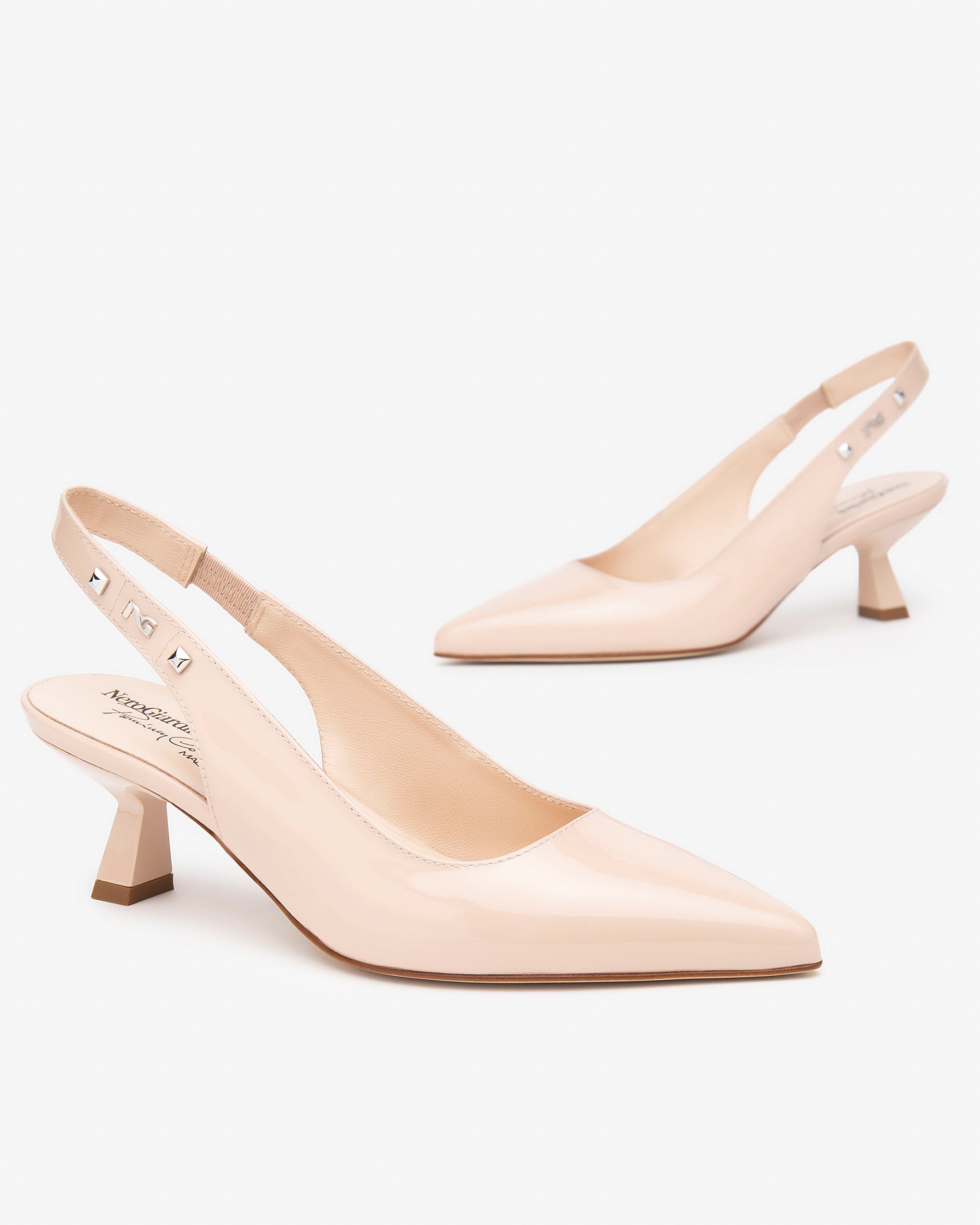 Slingbacks aus Leder für Damen