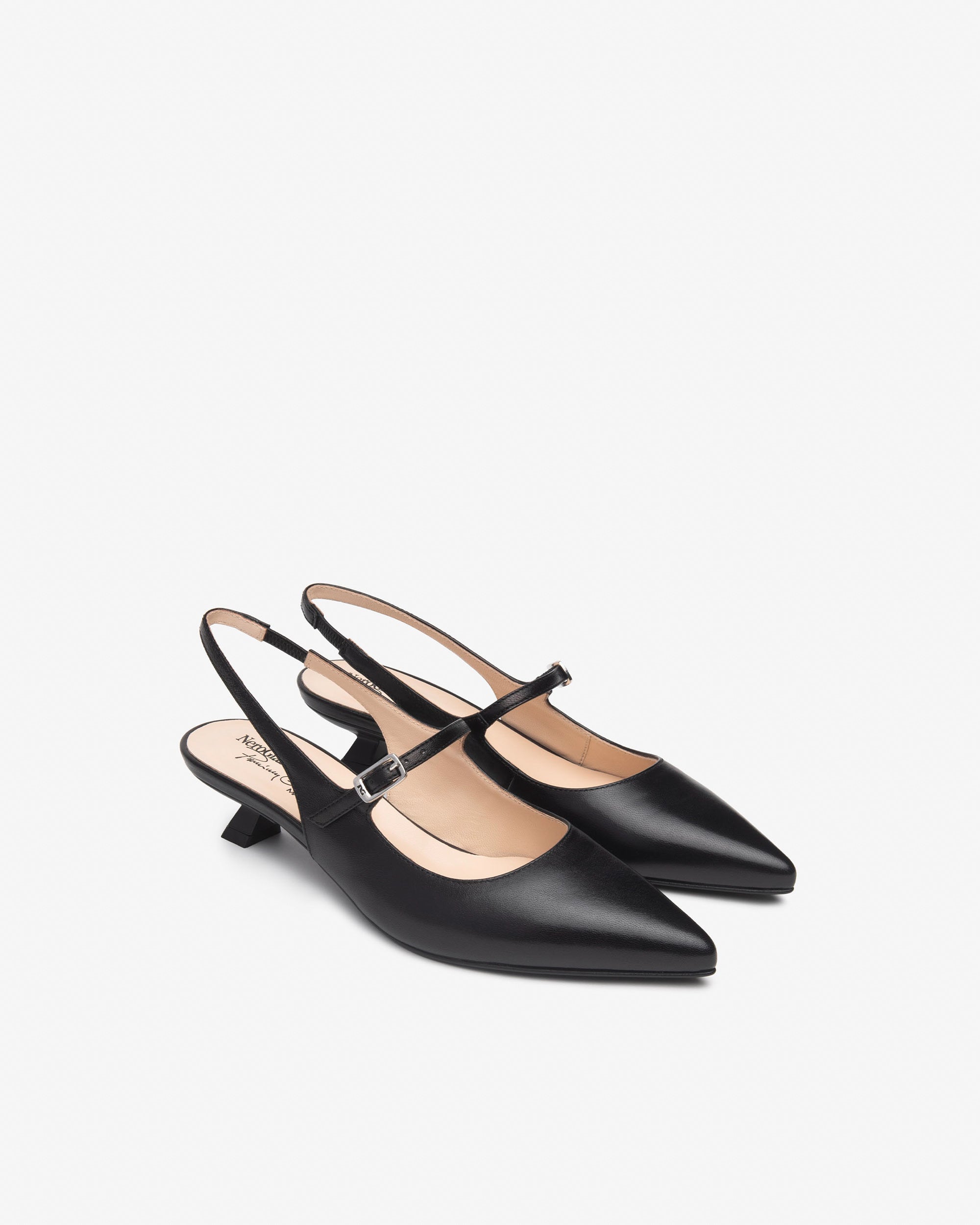 Slingbacks aus Leder für Damen