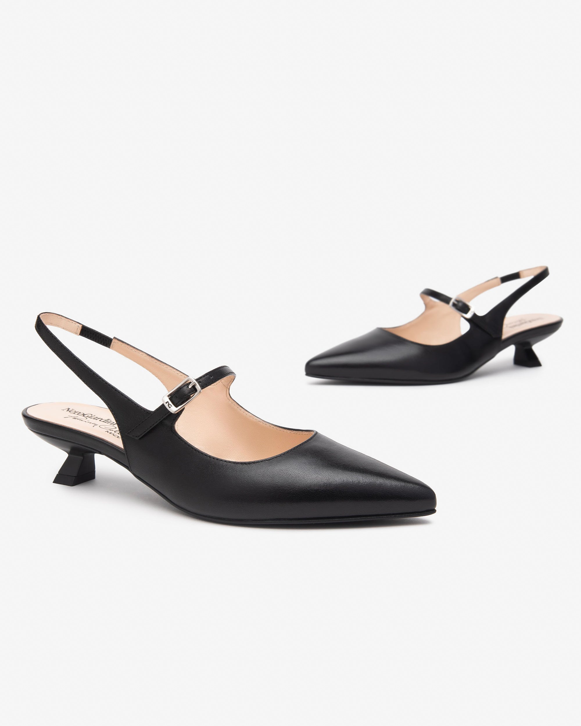 Slingbacks aus Leder für Damen