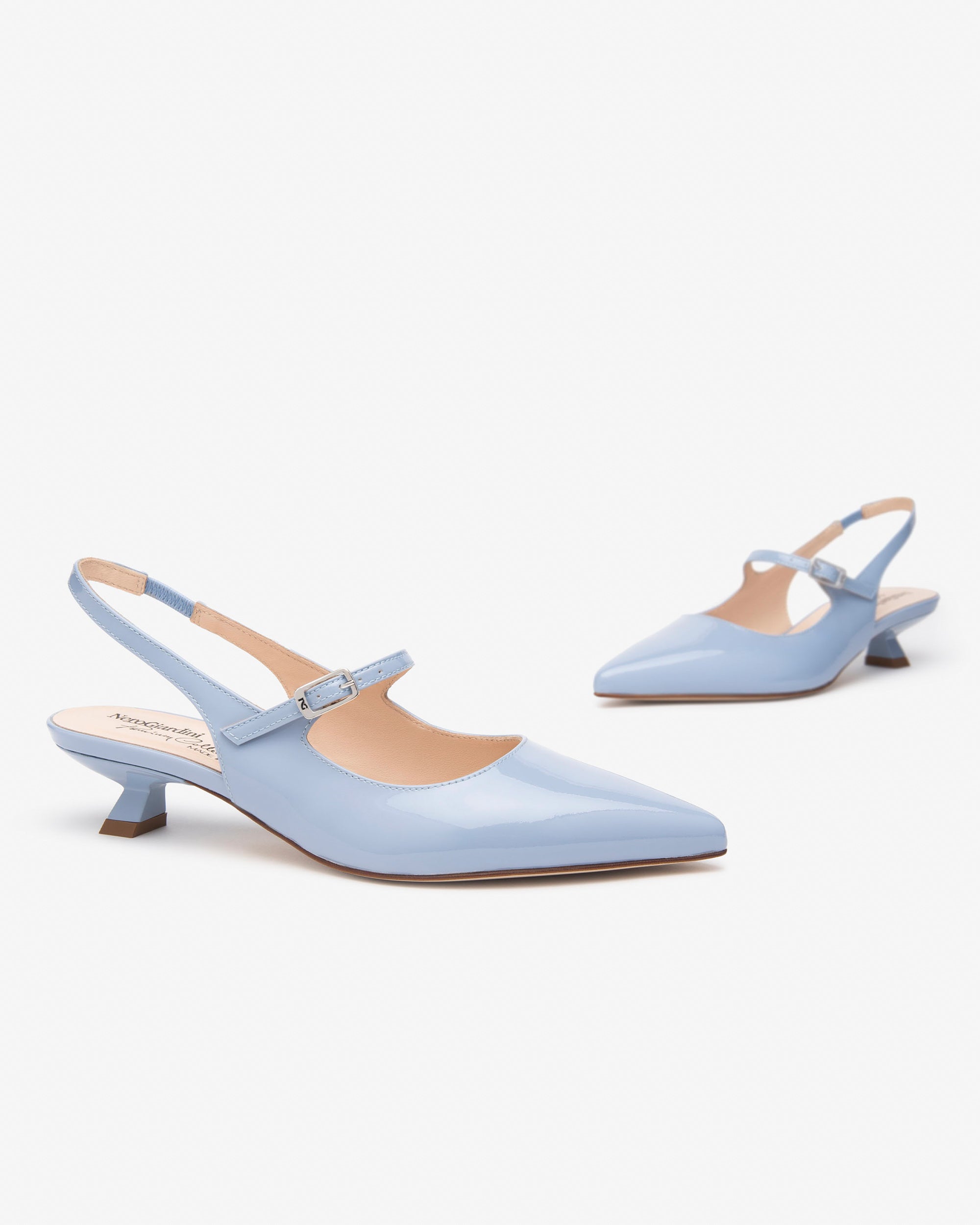 Slingbacks aus Lackleder für Damen