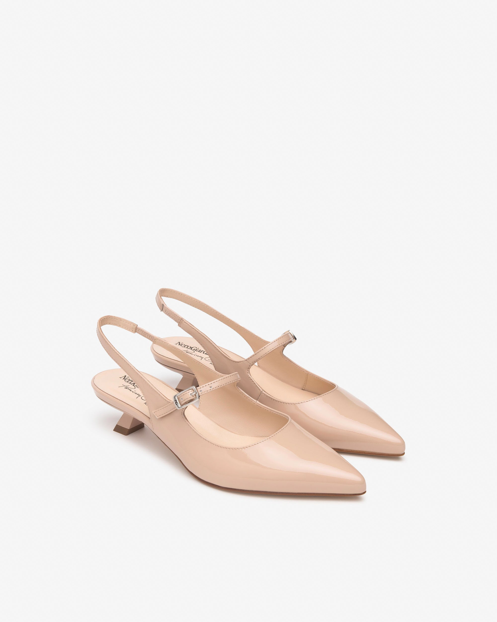 Slingbacks aus Lackleder für Damen