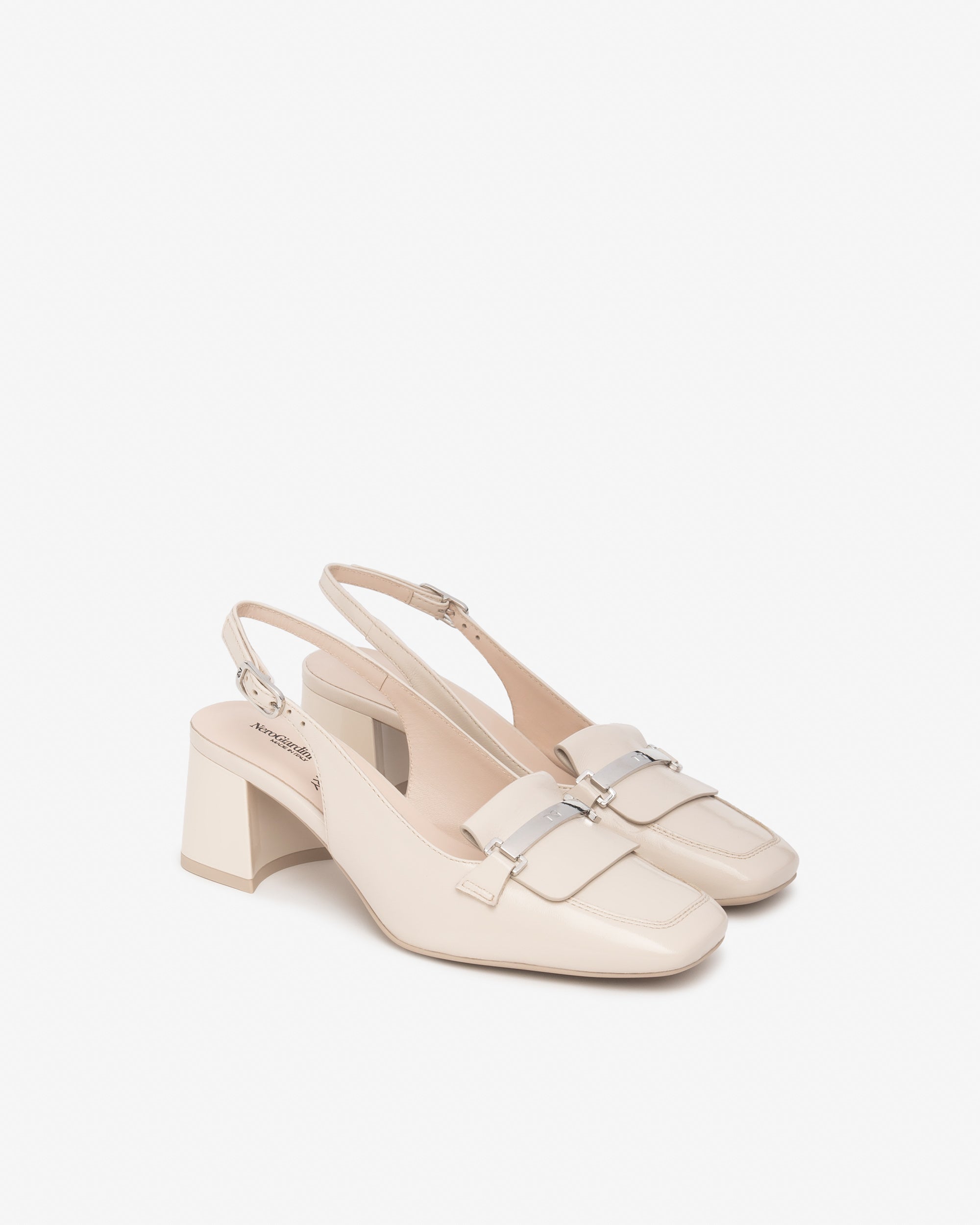 Slingbacks aus Leder für Damen