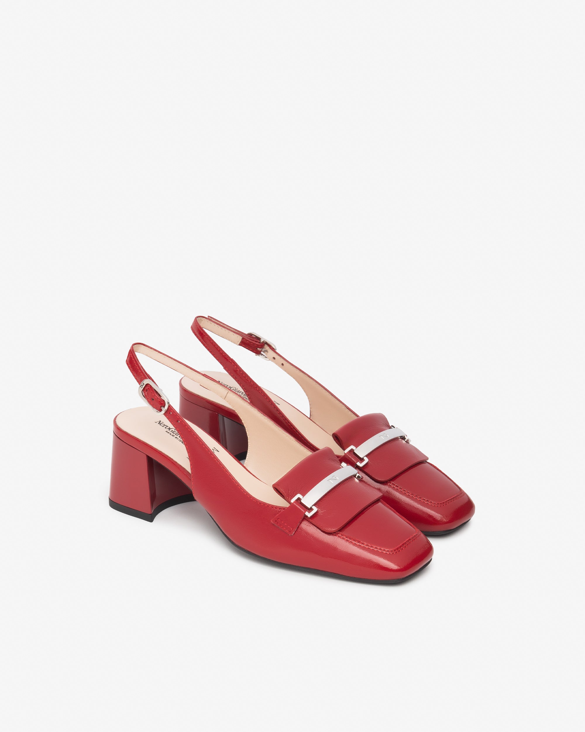 Slingbacks aus Leder für Damen