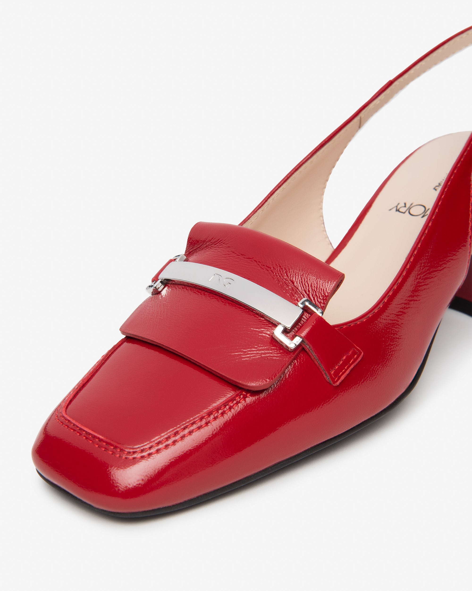 Slingbacks aus Leder für Damen