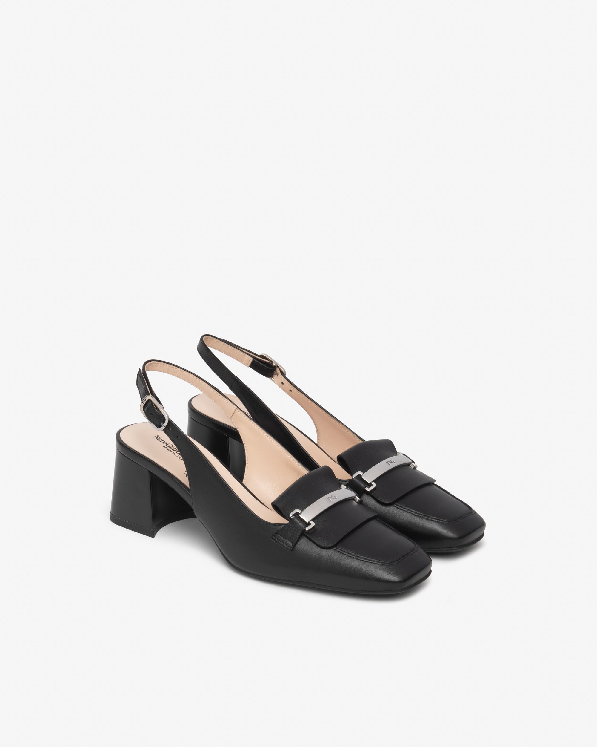 Slingbacks aus Leder für Damen