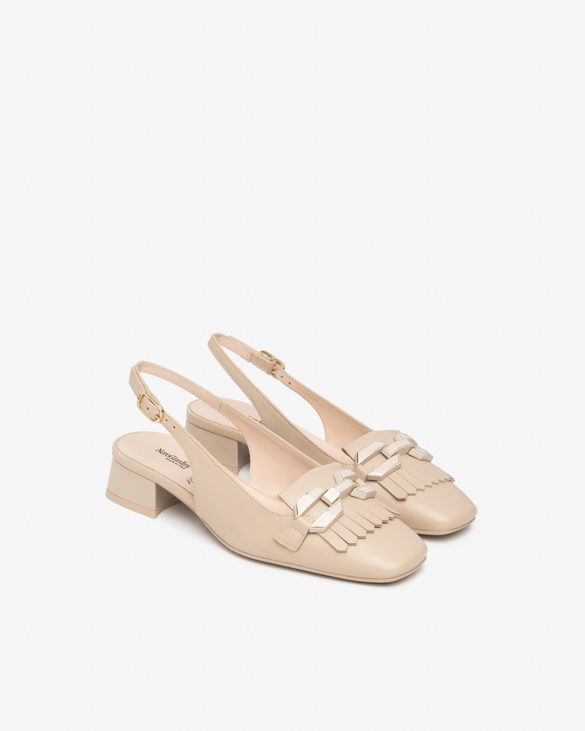 Slingbacks aus Leder für Damen