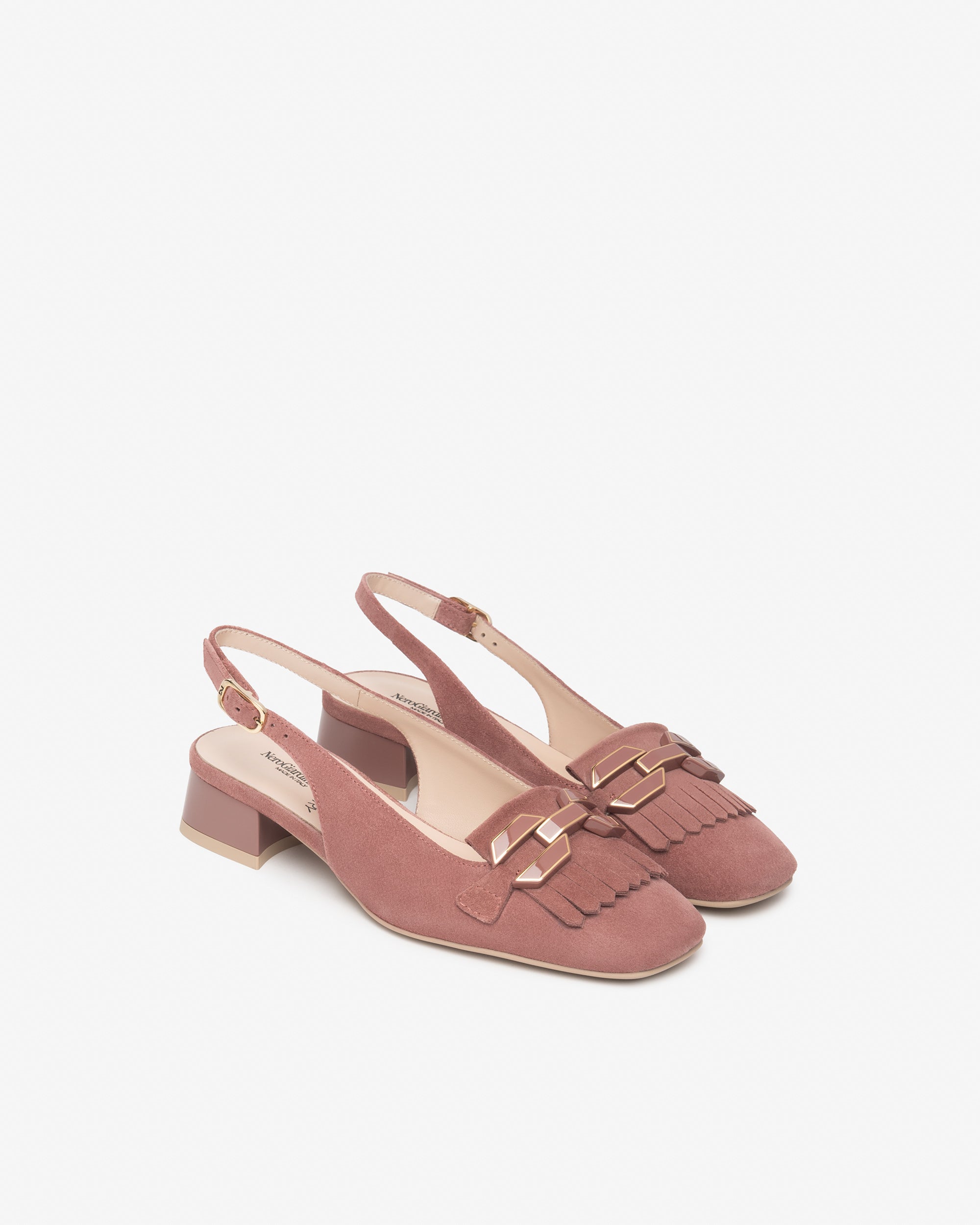 Женские слингбэки из замши